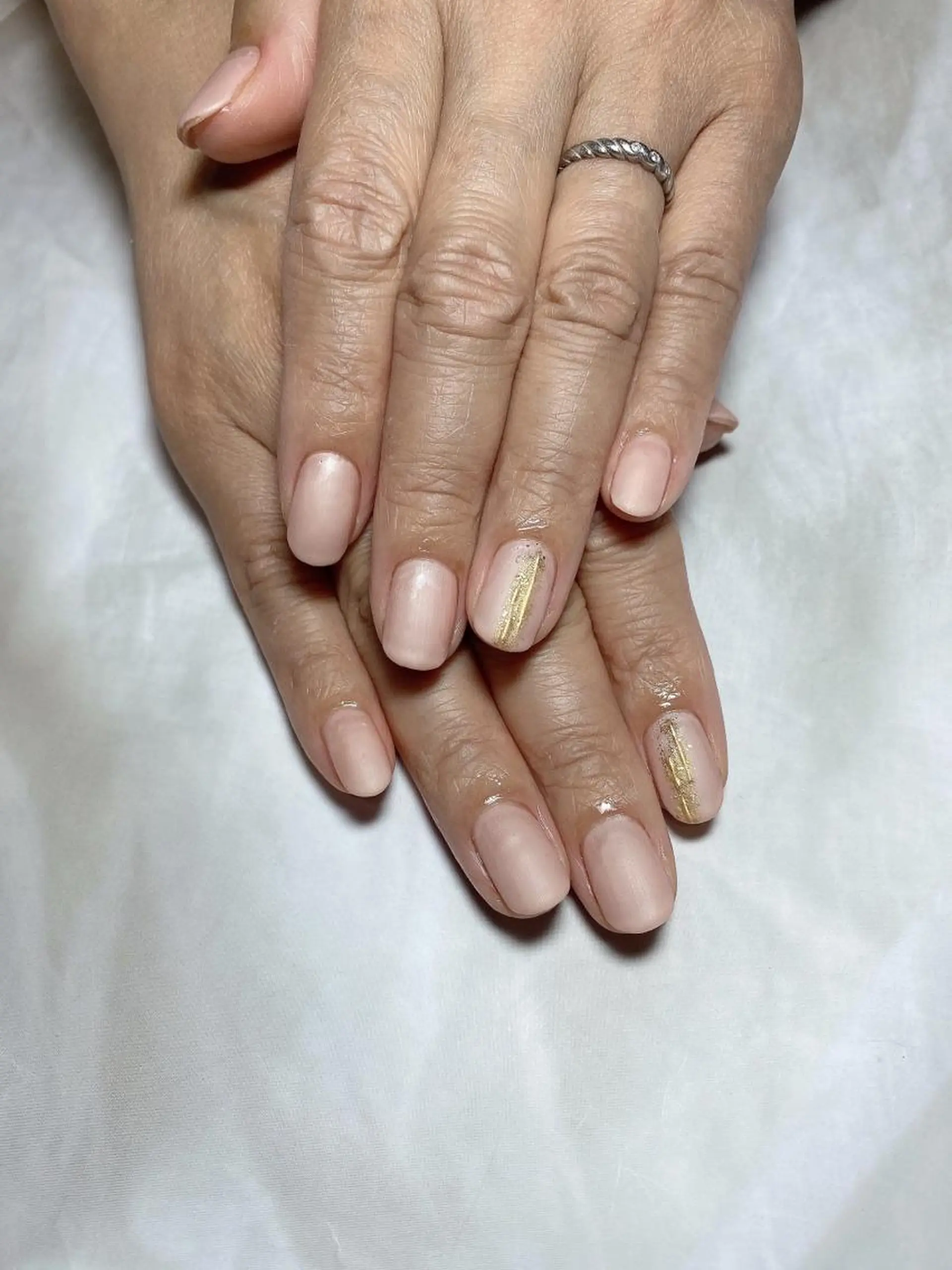 ネイル マットネイル ミラーネイル オフィスネイル ピンク ハンドネイル フットネイル ハンドケア nail salon  AlgeTy所属・✴︎:.｡. MAKI.｡.:✴︎のネイルデザイン