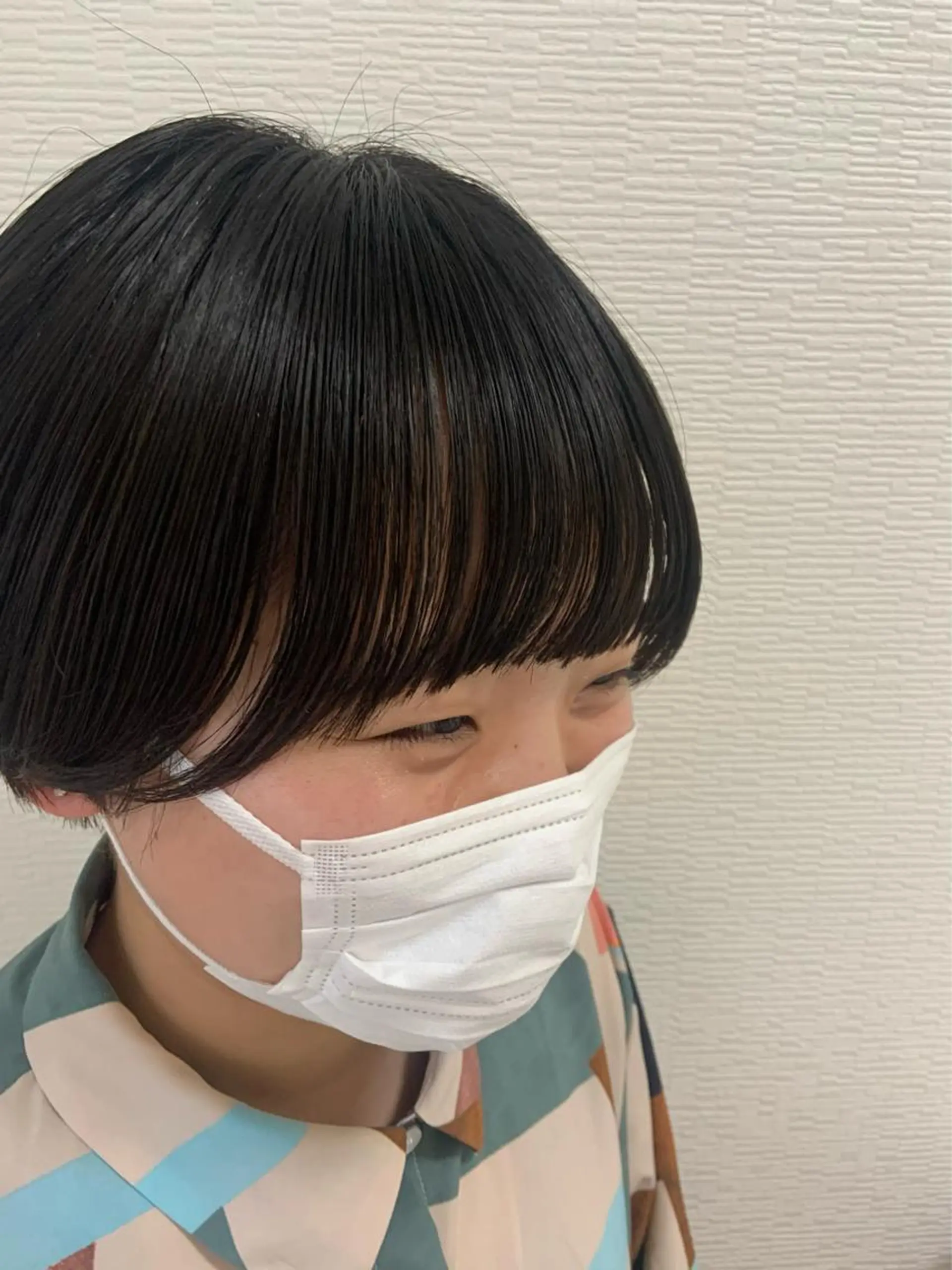 ショート 縮毛矯正 顔まわりカット/ボブ /🧁とーこ🧁のヘアスタイル