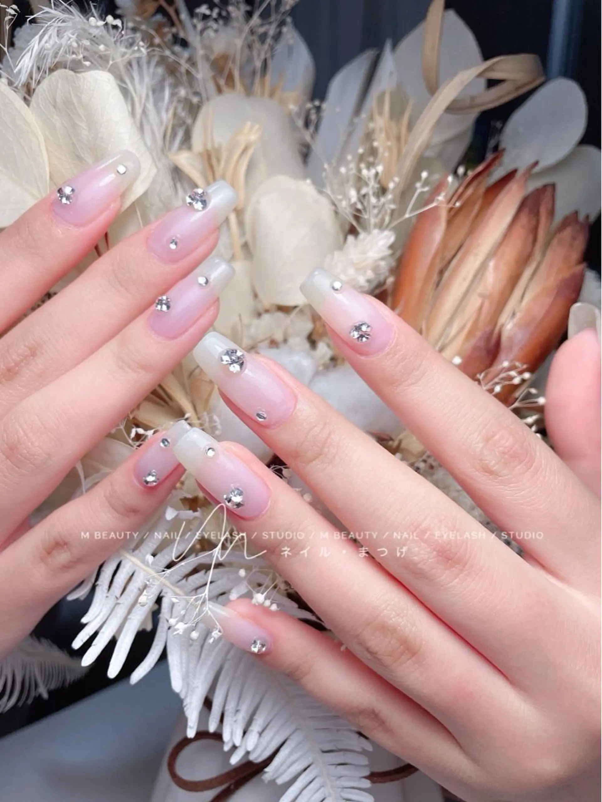 ネイル ハンドネイル M🌷nail 長さだし専門店のネイルデザイン