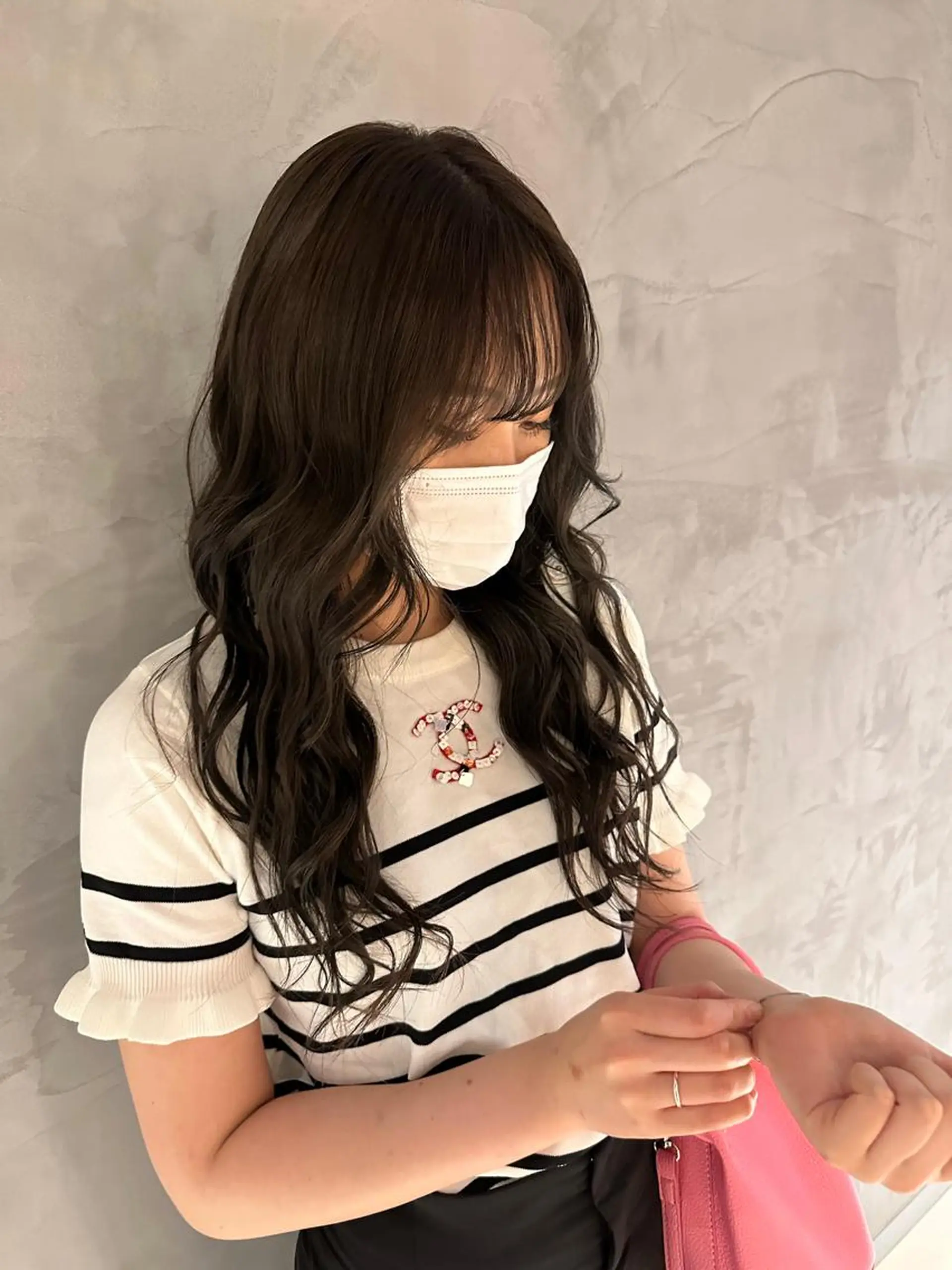 ロング カラー アッシュ アッシュグレー アッシュグレージュ 透明感カラー グレージュ LICO HAIR＆RELAXATION 名駅店所属・メンズ特化美容師/ パーマ/波巻き/陸翔のヘアスタイル