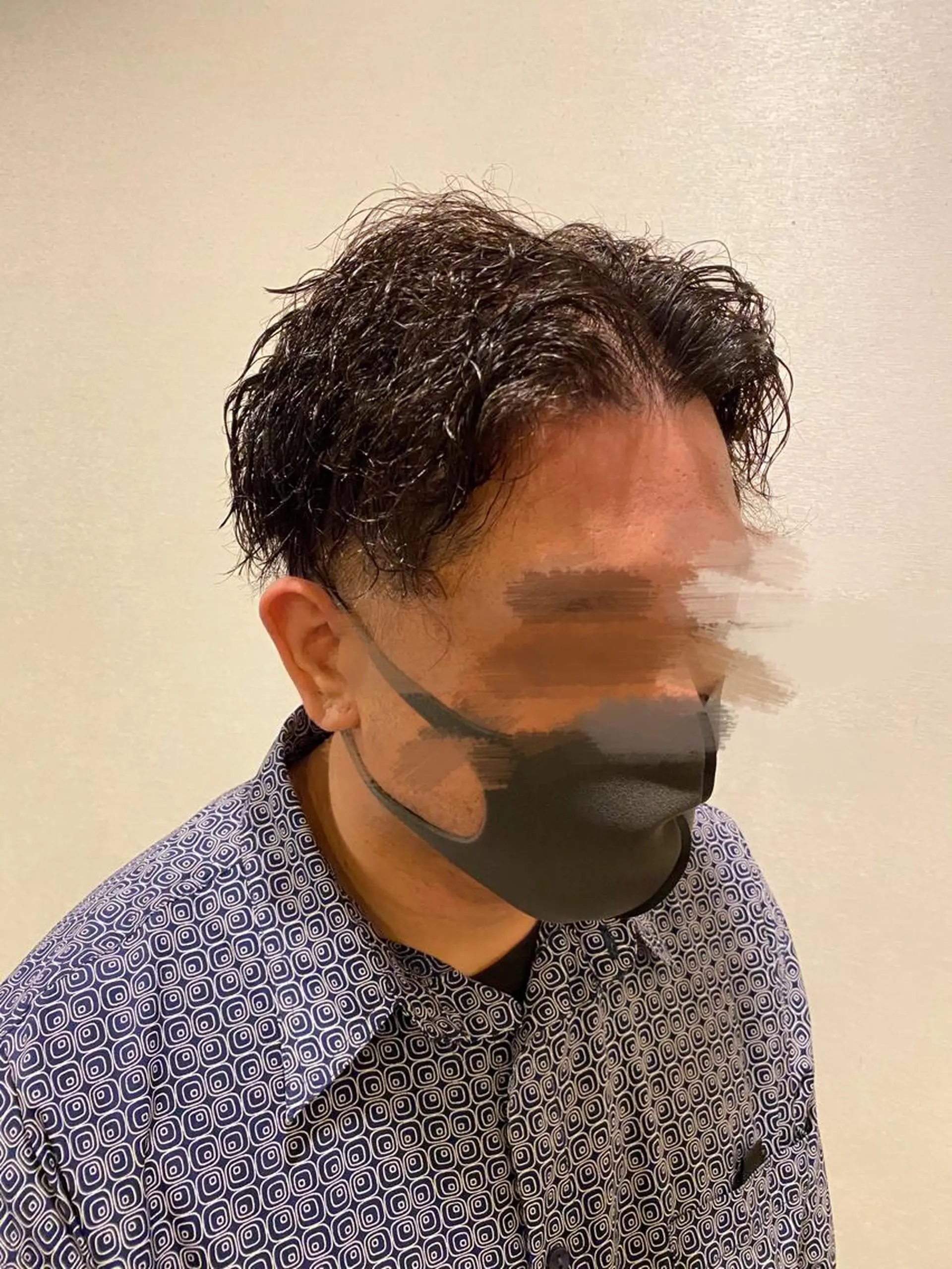 ミディアム パーマ メンズ ミディアムパーマ メンズパーマ ツイストスパイラルパーマ スパイラルパーマ 田中 美穂のヘアスタイル