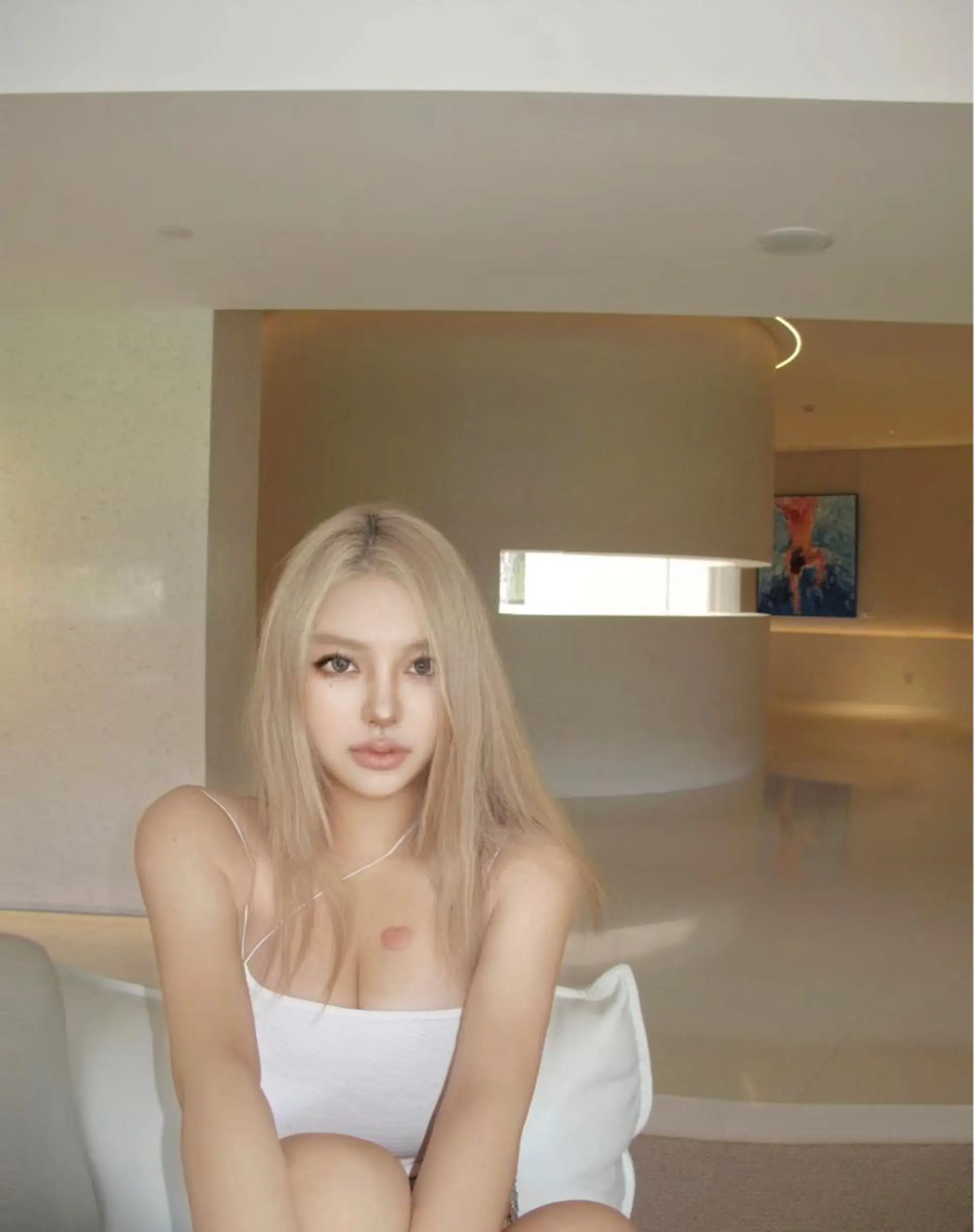 ロング 🇨🇳ワンホンヘア 下田鉄也のヘアスタイル