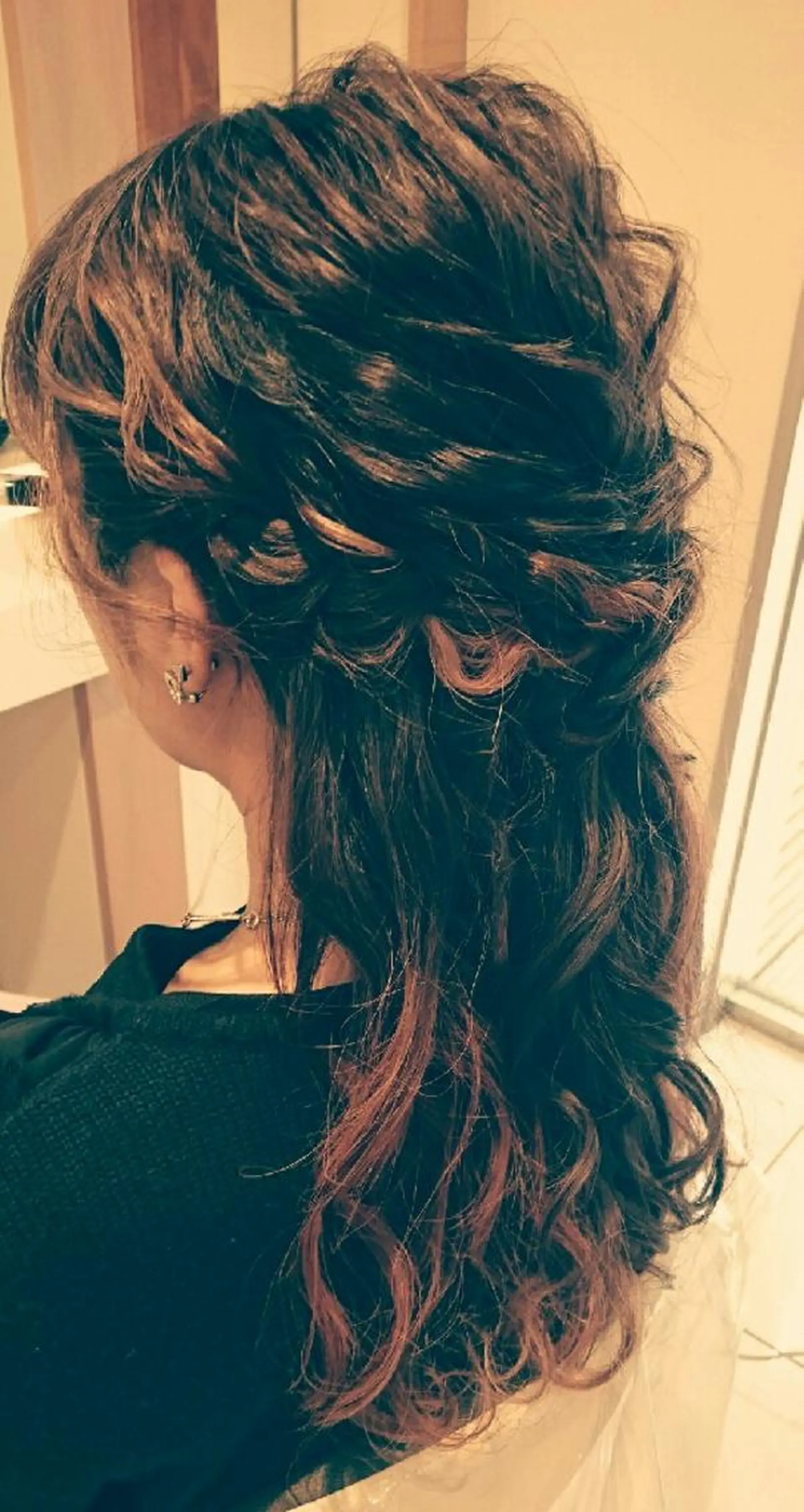 ヘアアレンジ ロング ハーフアップ ヘアセット/髪質改善 /カラー/TADOのヘアスタイル