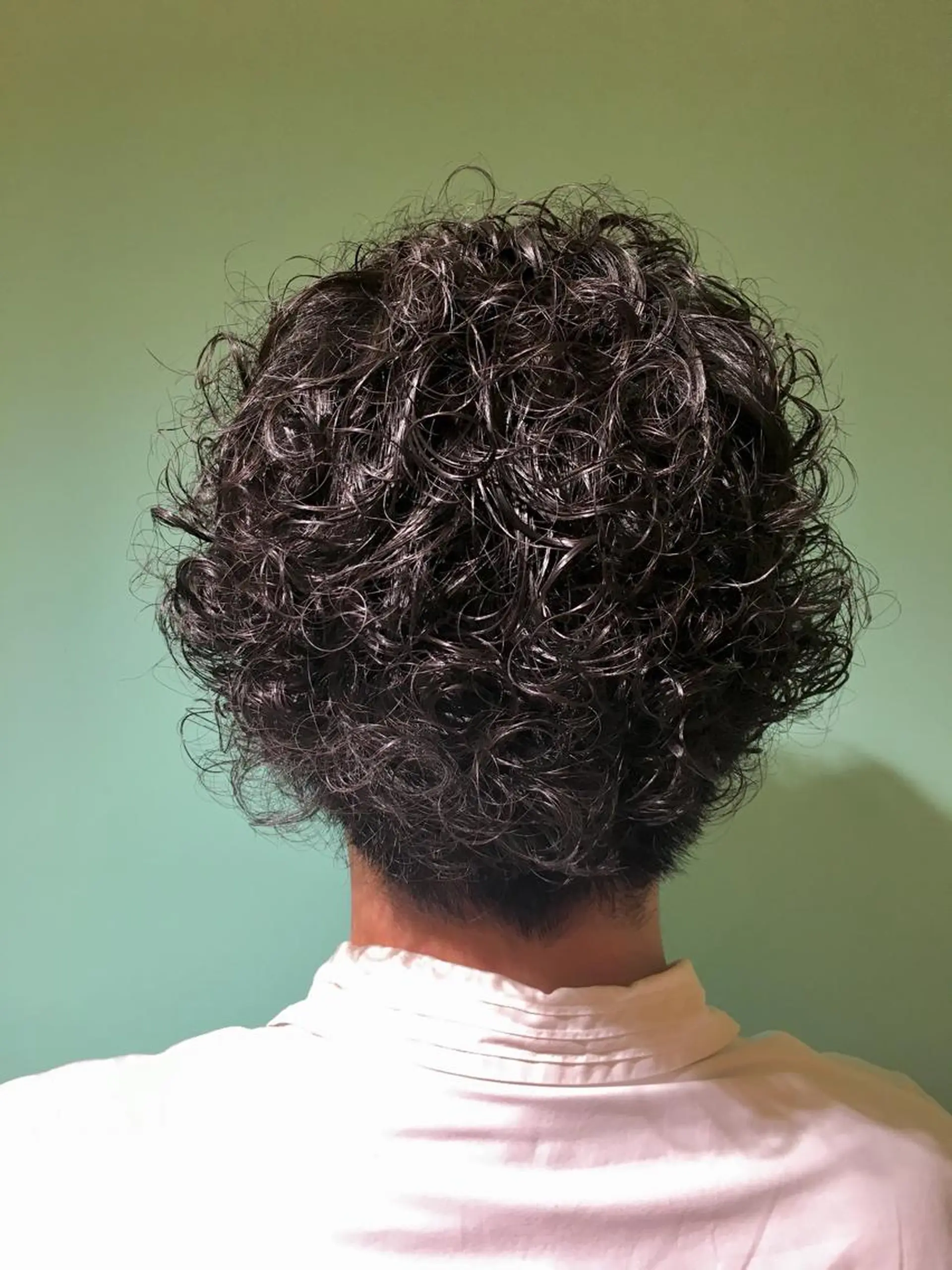 セミロング パーマ メンズ さかい なつみのヘアスタイル