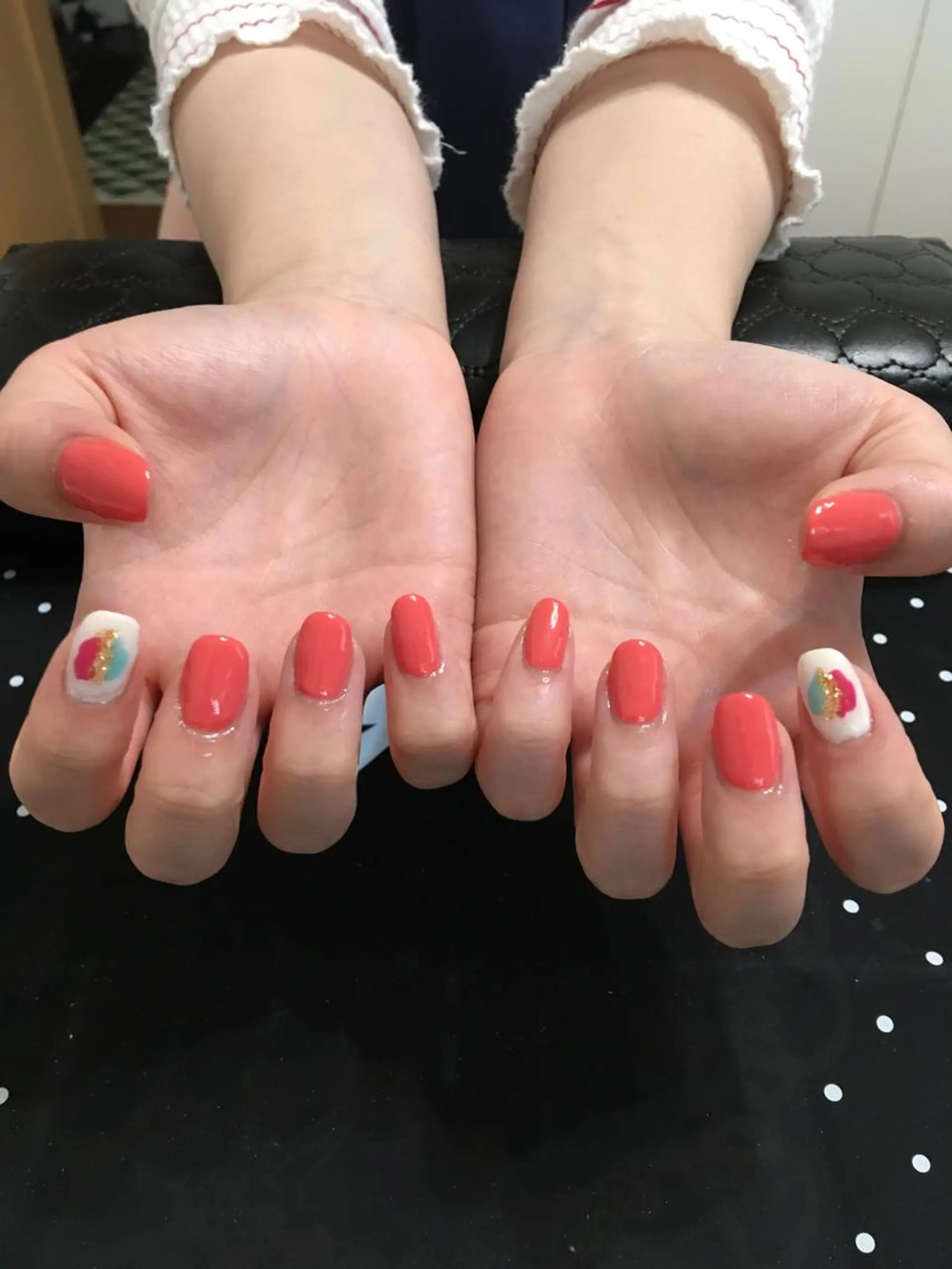 ネイル ワンカラーネイル ピンク ハンドネイル 🌈KANÅKO 🌈のネイルデザイン