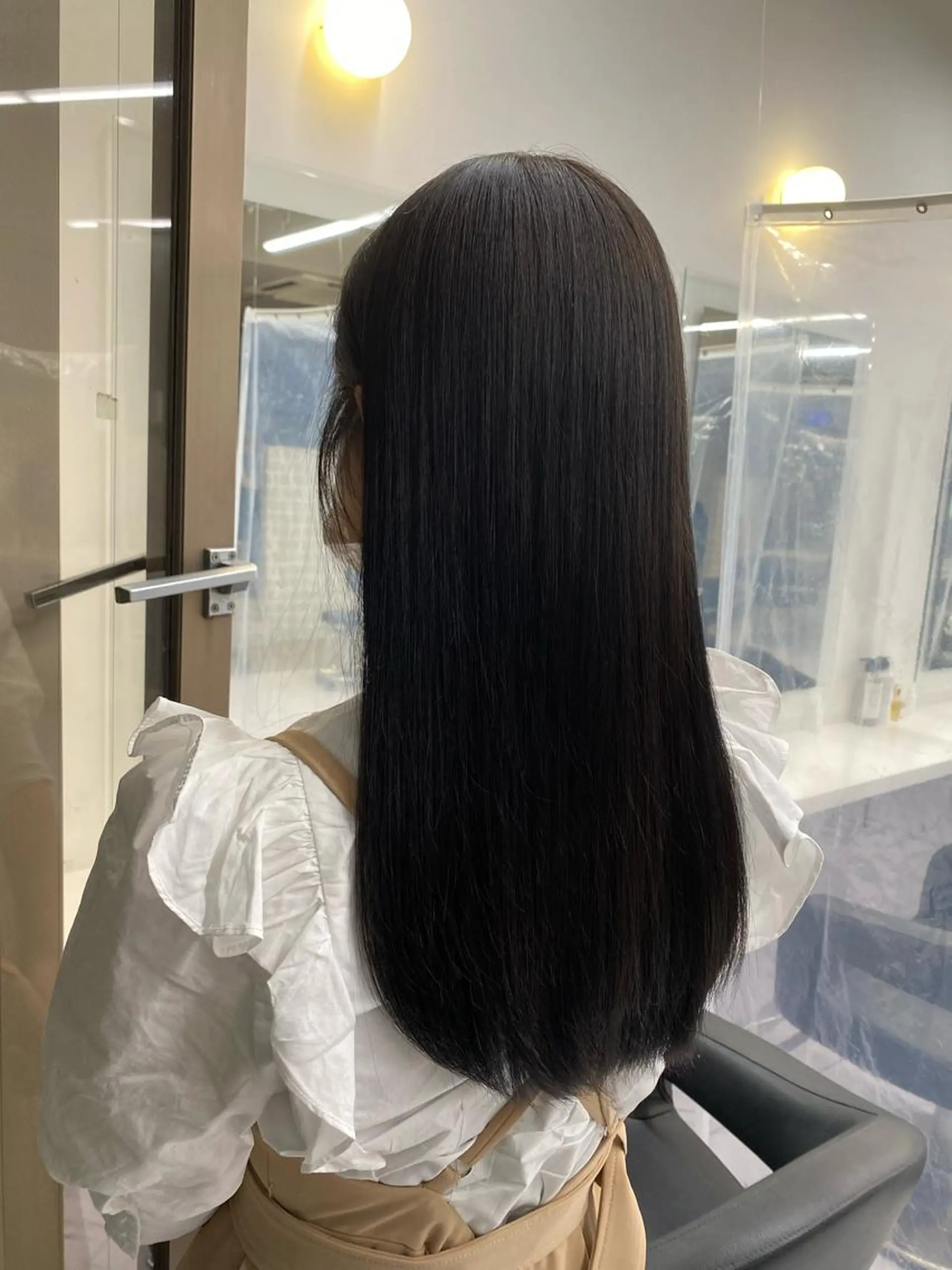 ロング カラー ダークグレー ダークグレージュ グレージュ TRUNAIL&EYE所属・TRU Shino🦋のマツエク・マツパデザイン