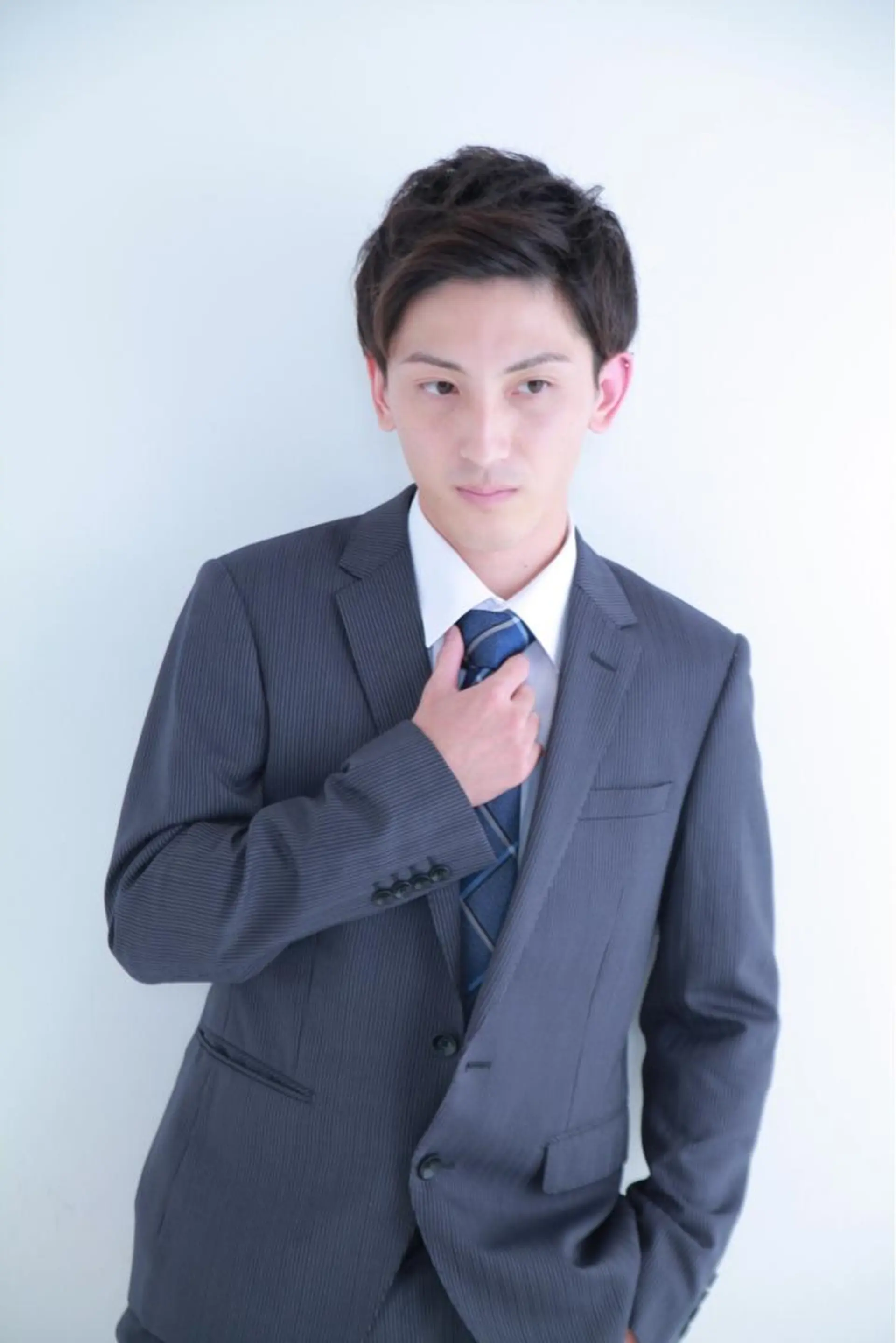 ショート メンズ ビジネス ブリーチカラー✨ 駒場　笙のヘアスタイル