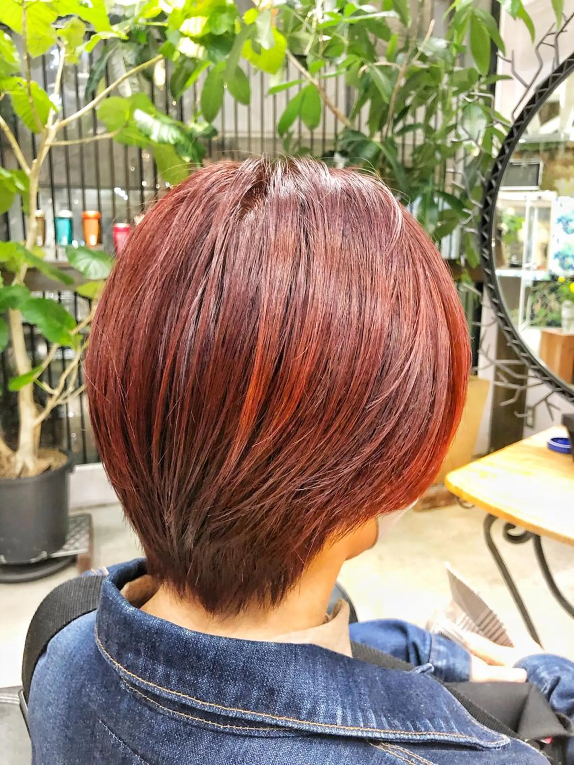 ショート カラー レイヤー/髪質改善/ 美髪矯正/手塚凌のヘアスタイル