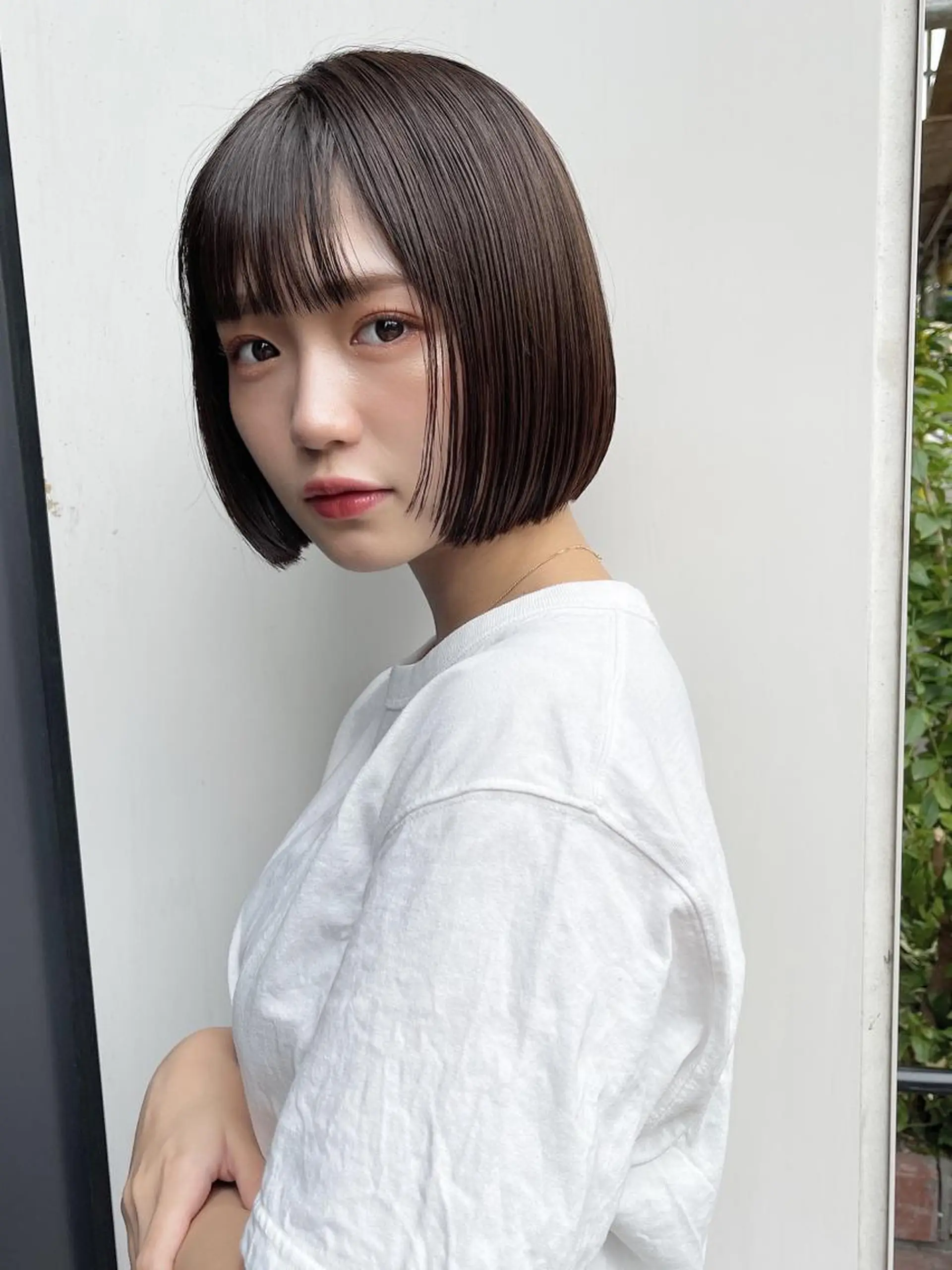 ショート ボブ 巣山 竜一のヘアスタイル