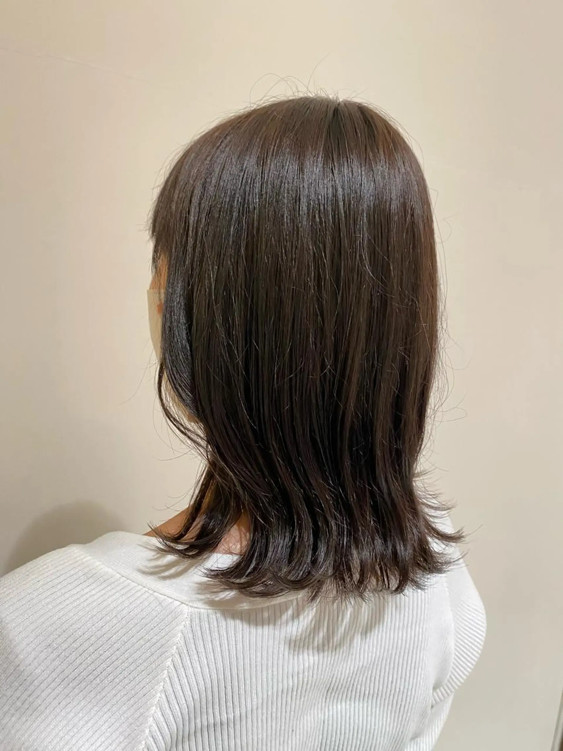 セミロング カラー 樋口 優奈のヘアスタイル