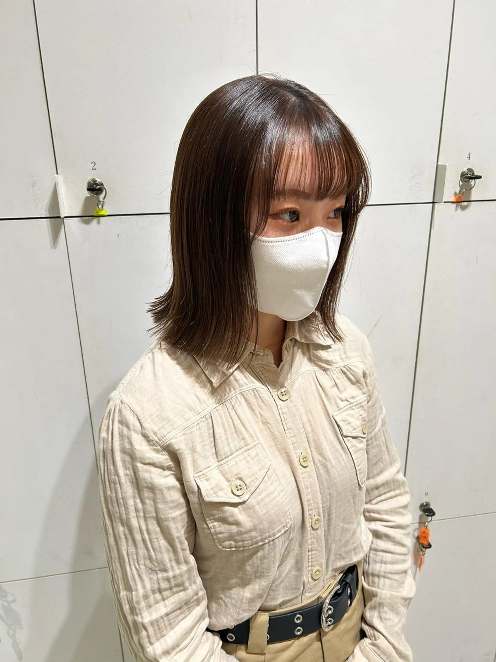 ミディアム 透明感カラー🫧 nanohaのヘアスタイル
