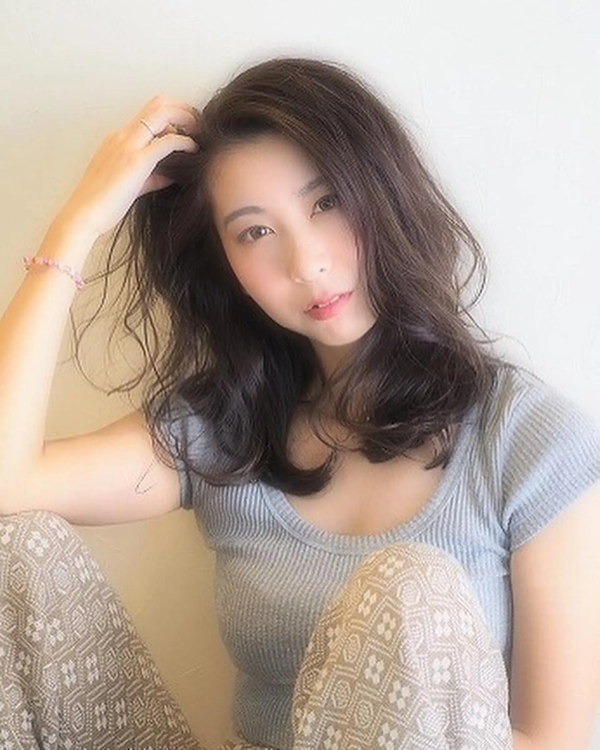 ミディアム パーマ カット トリートメント grand juteのヘアスタイル