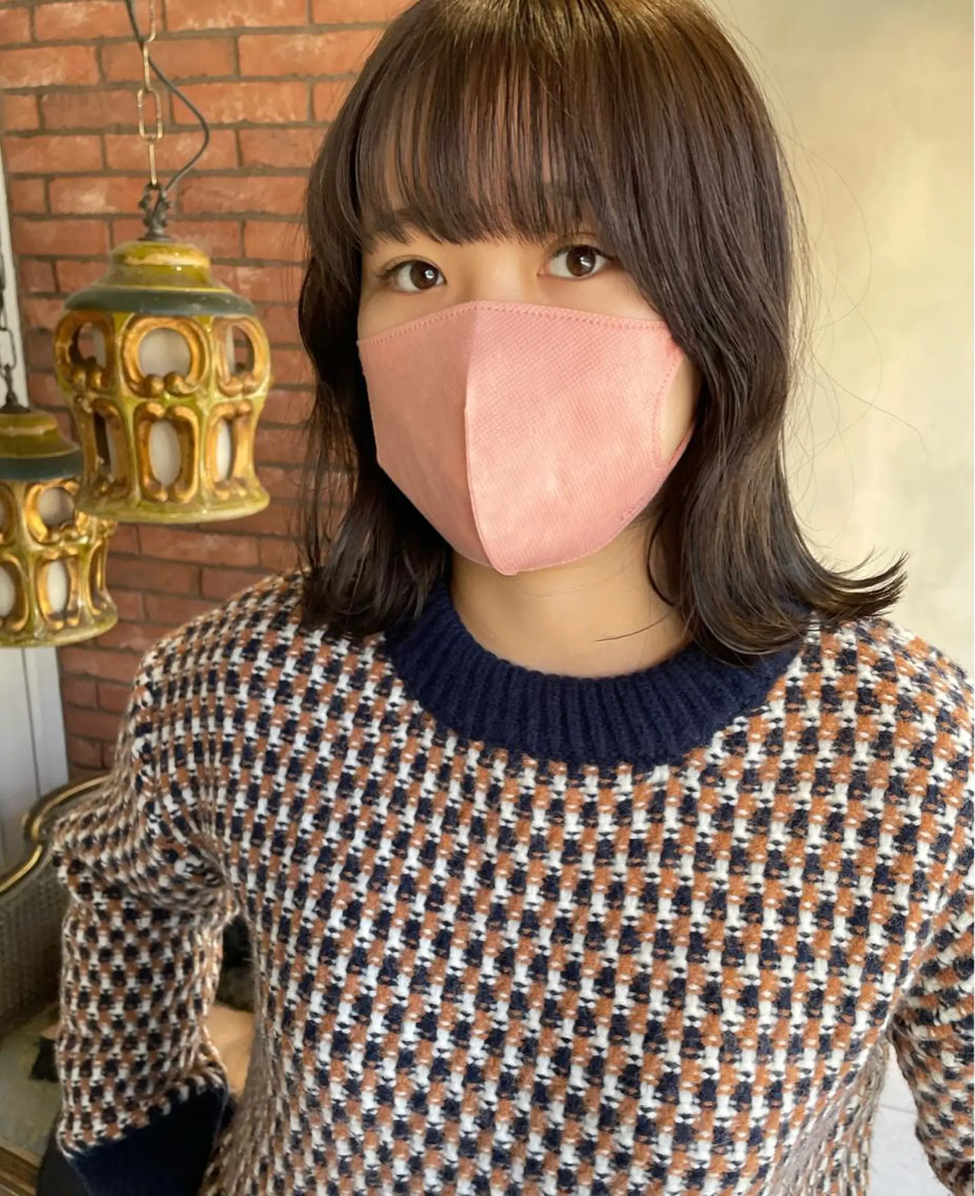 セミロング 原 菜帆のヘアスタイル