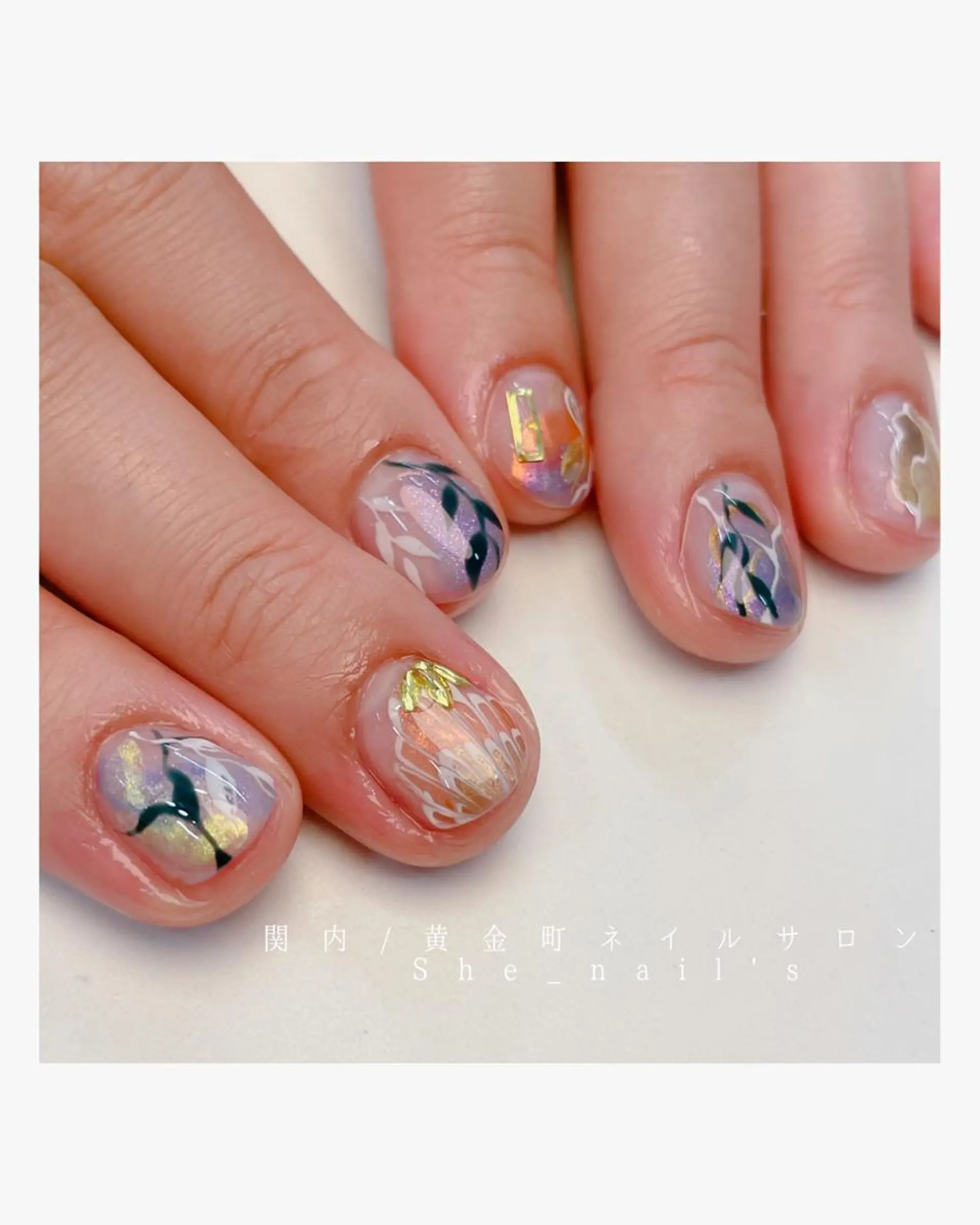 ネイル Blushオーナー Shiinaのネイルデザイン