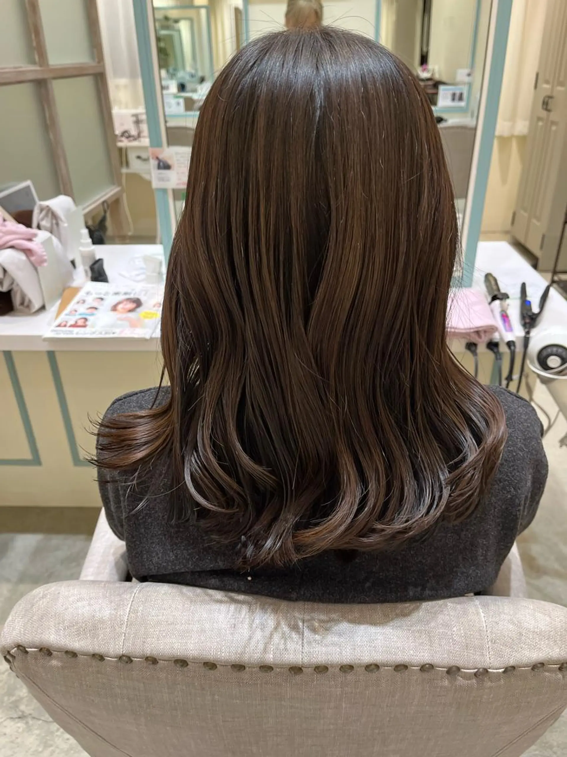 セミロング 後藤 由希のヘアスタイル