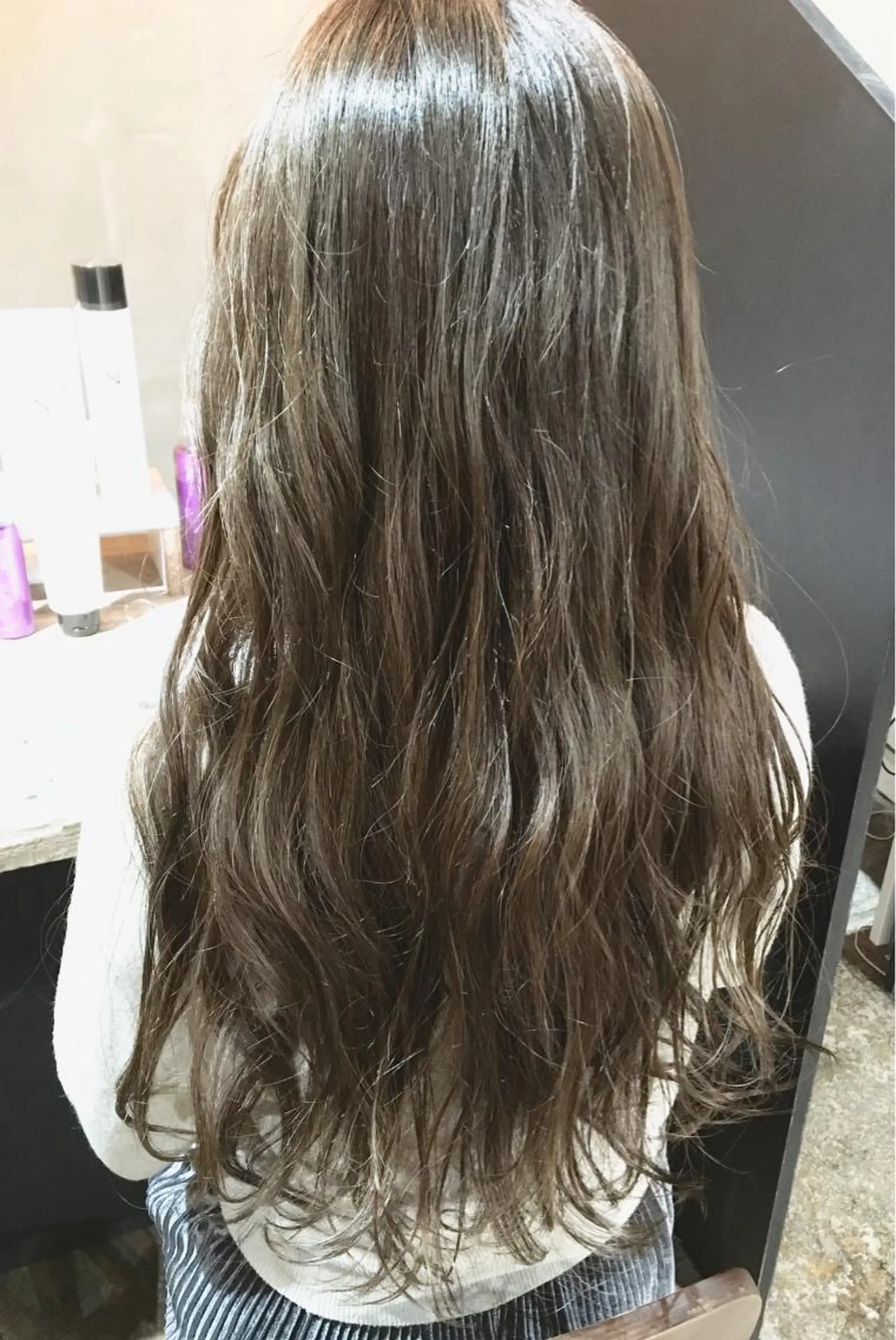 ロング カラー グレージュ 半個室女性salon 🩰Natsumiのヘアスタイル