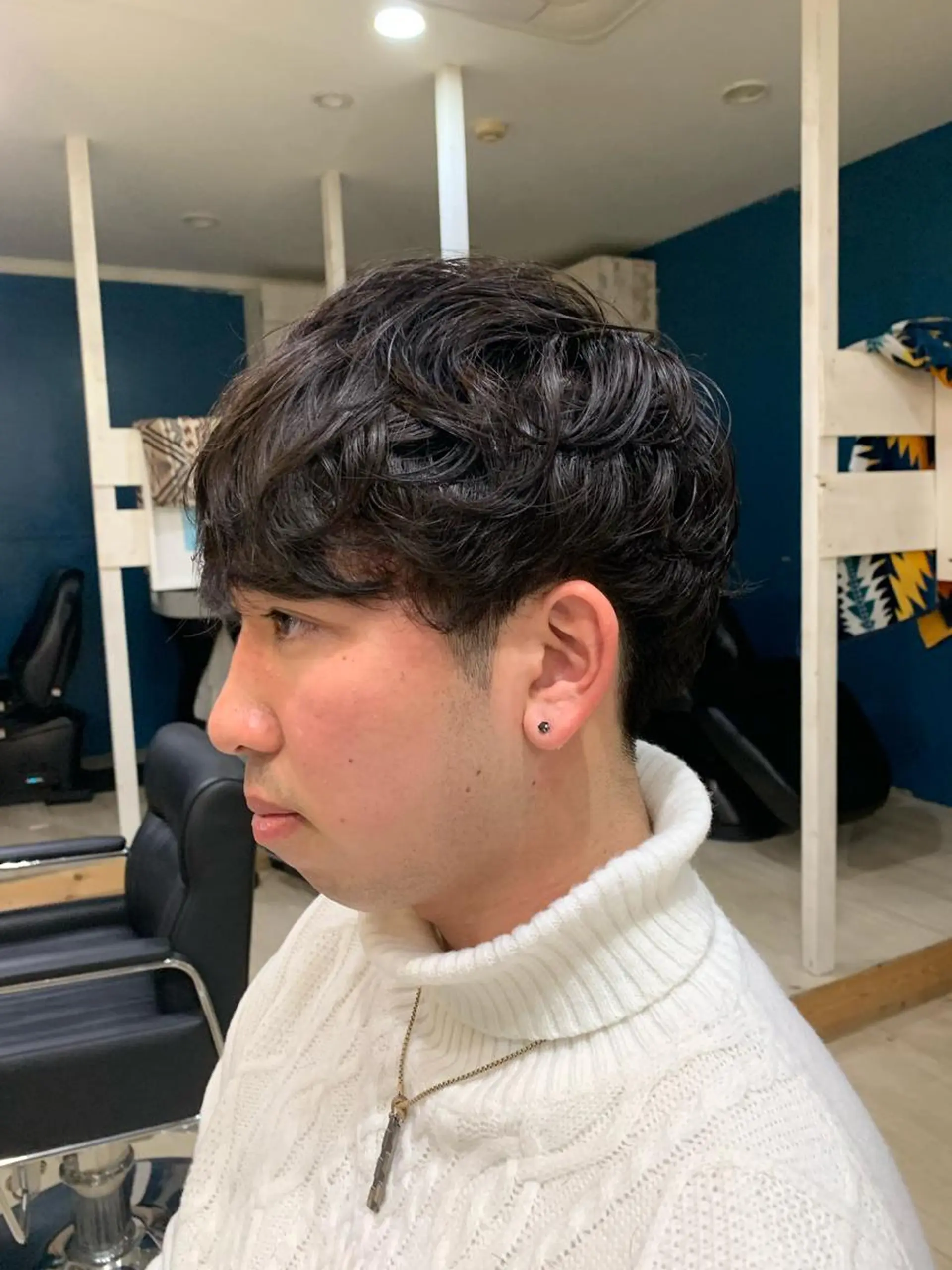 ショート パーマ ade omotesando所属・鷺谷 玲奈のヘアスタイル