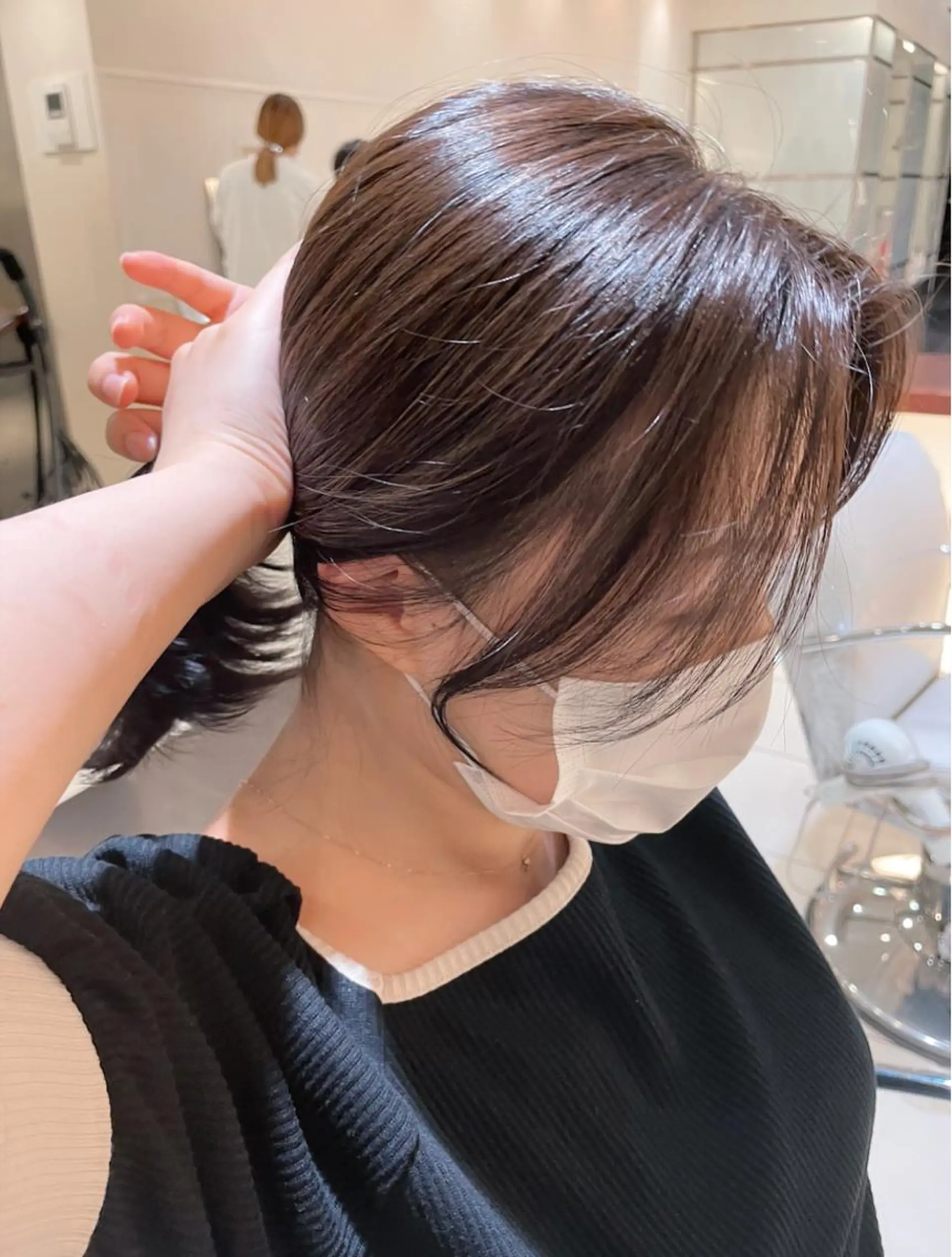 セミロング カット ヘアカラー ヘッドスパ BiBi    武田 あやのヘアスタイル