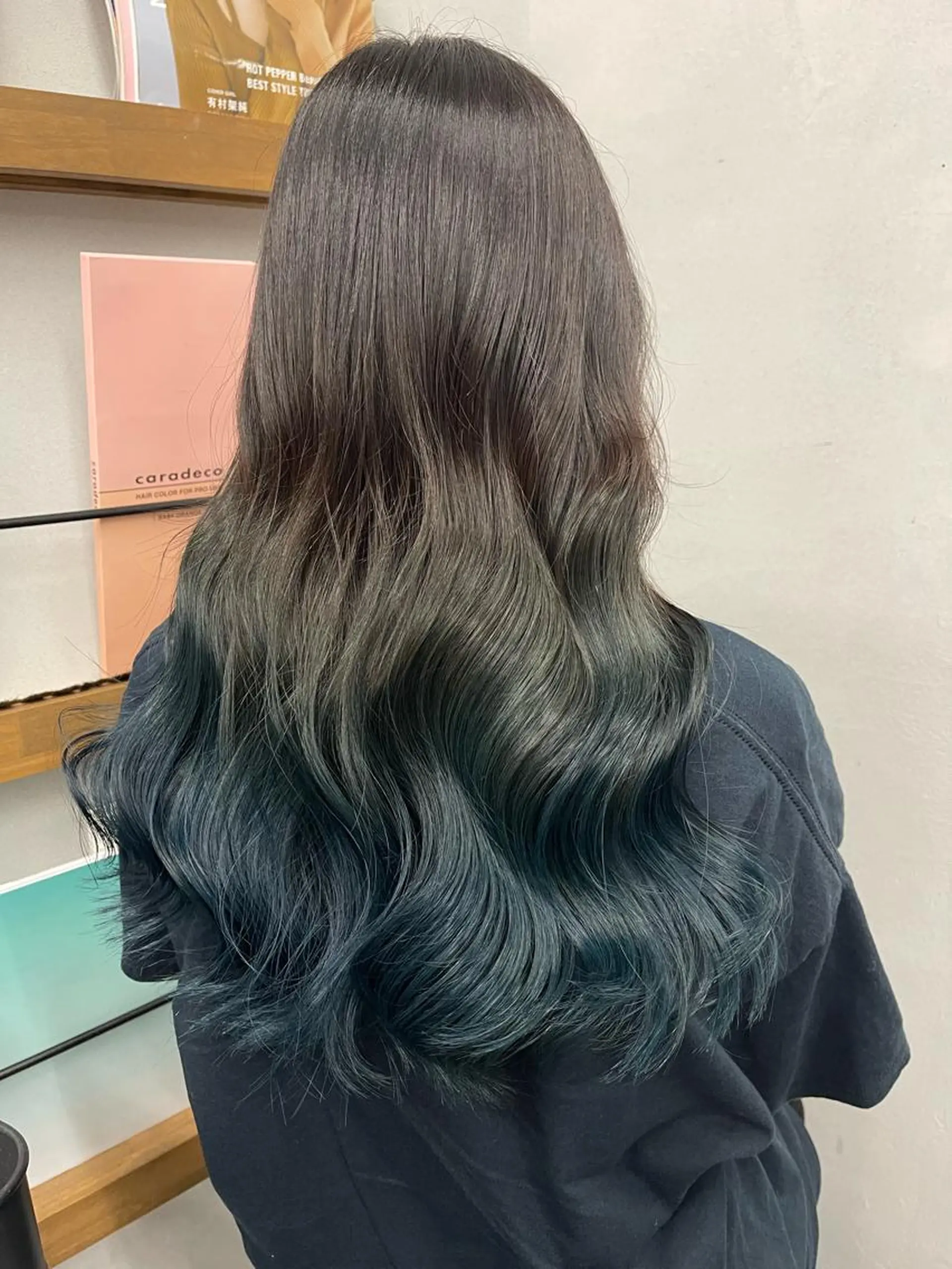 セミロング ヘアカラー トリートメント 難波 茜のヘアスタイル