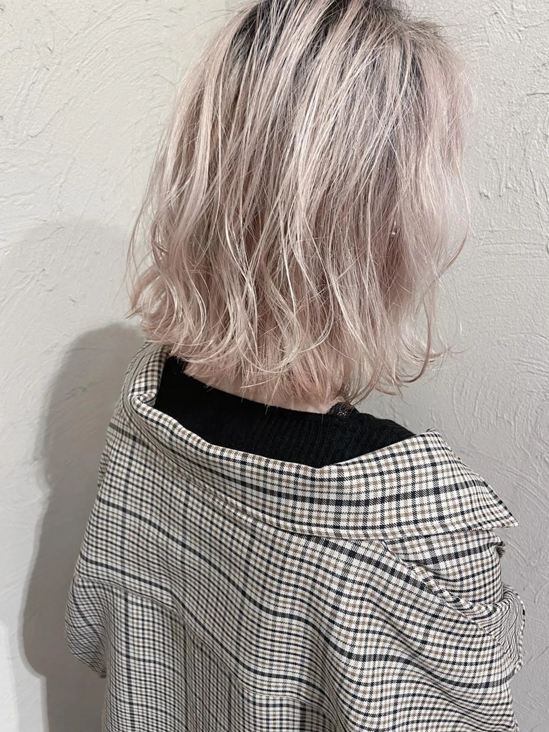 ミディアム ボブ 透明感カラー／メンズ 特化kazumaのヘアスタイル