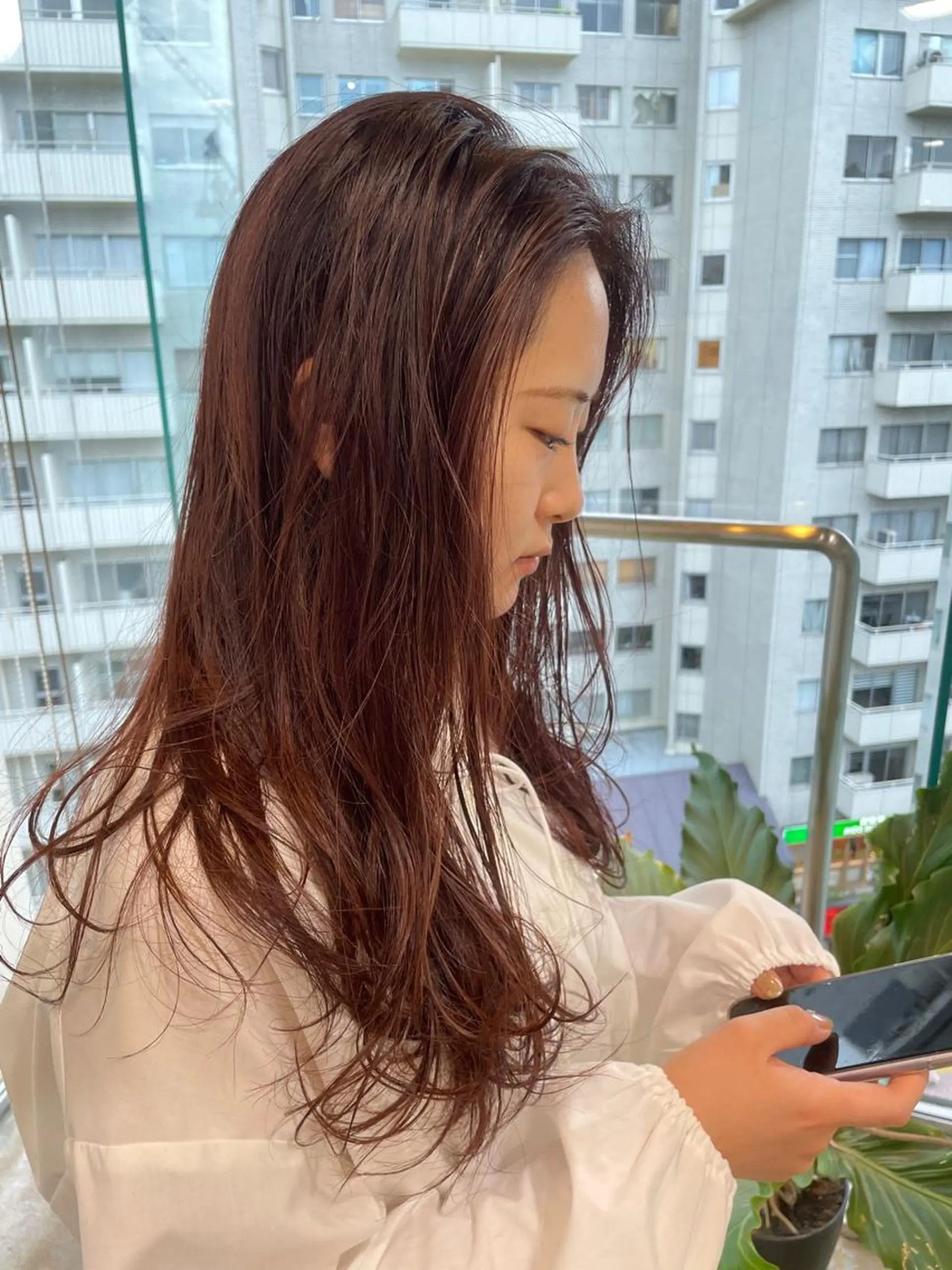 セミロング カラー カット ヘアカラー トリートメント レイヤー／似合わせ TAKUYAのヘアスタイル