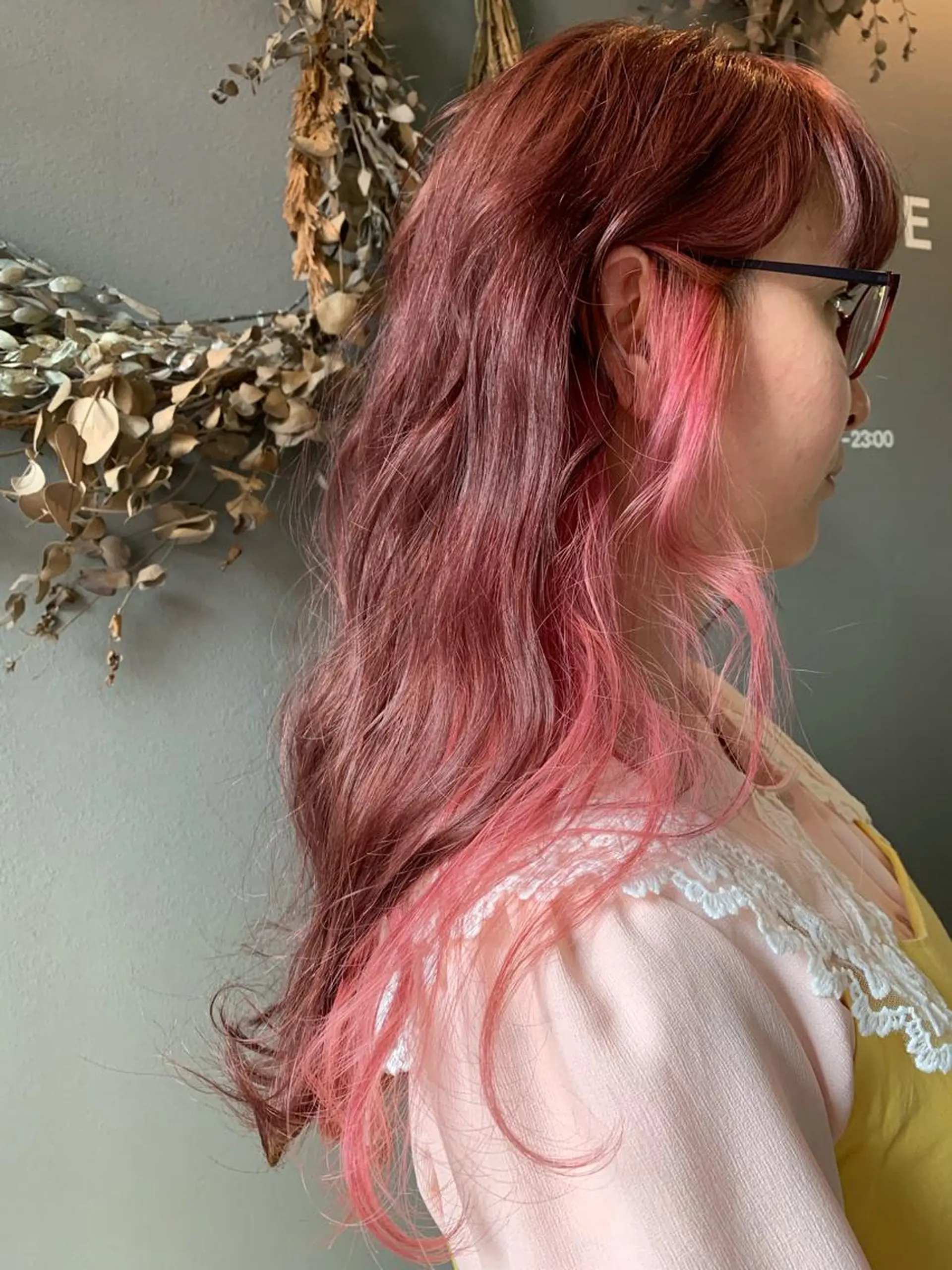 カラー ブリーチ 髪質改善ストレート/ ブリーチ／渋谷　福田のヘアスタイル