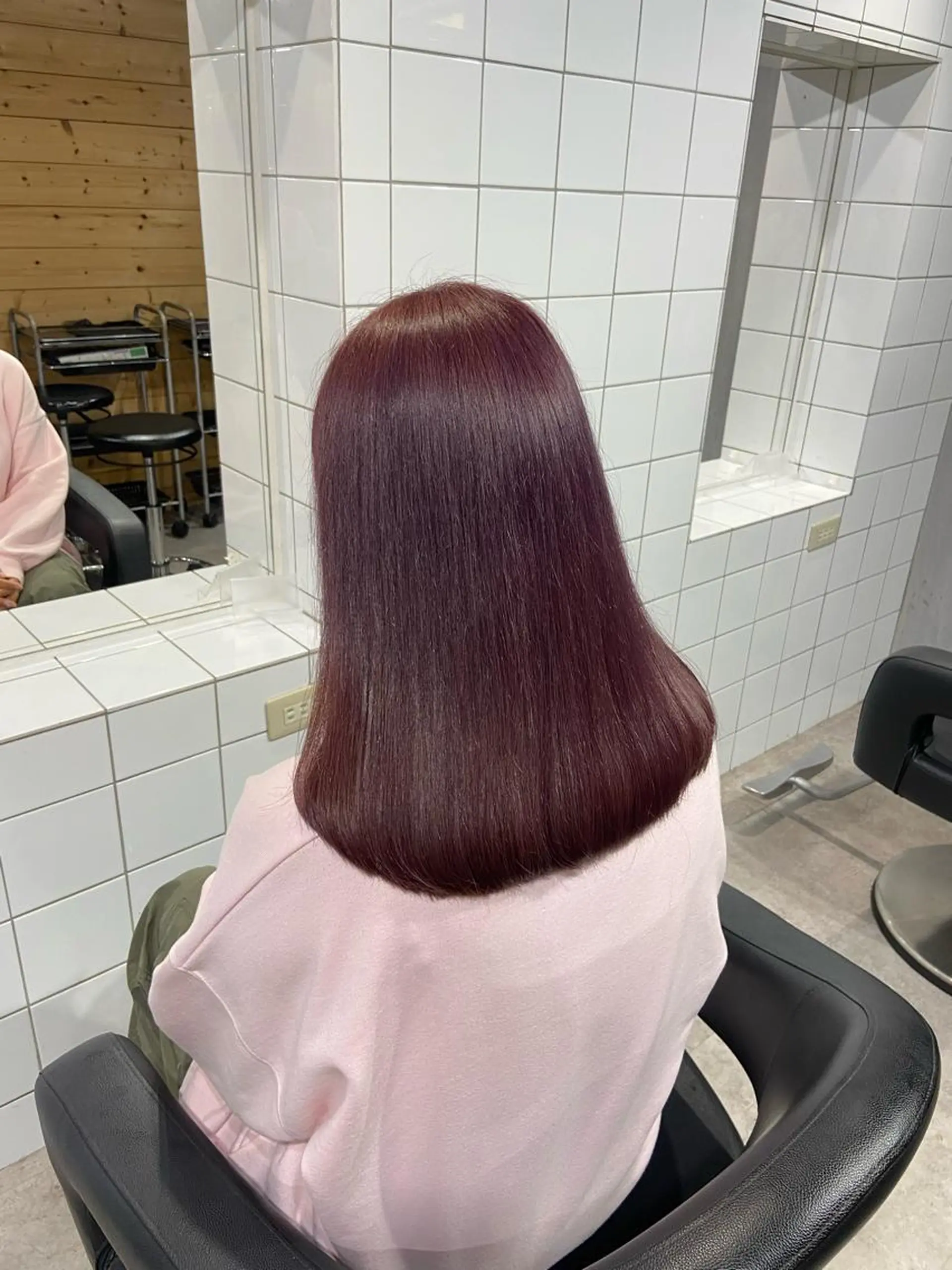 ロング カラー 暗髪🩶ラベンダー/ ブルー/ユウナ🤍のヘアスタイル