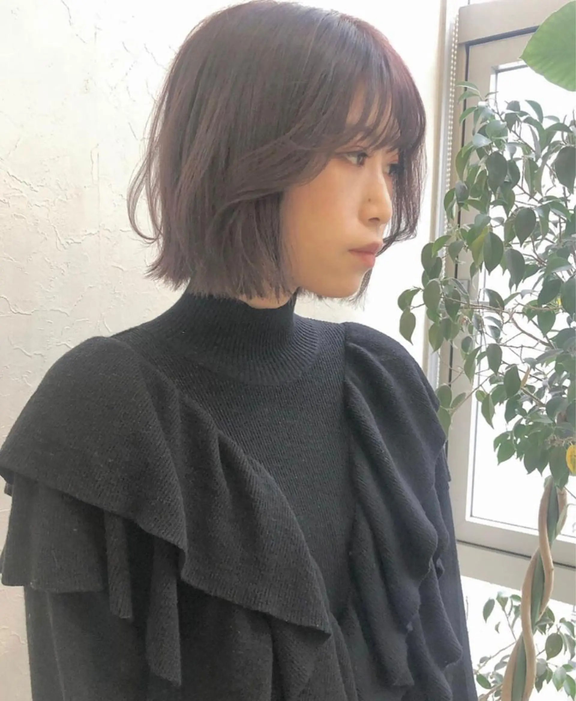 ミディアム カラー nakahara madokaのヘアスタイル