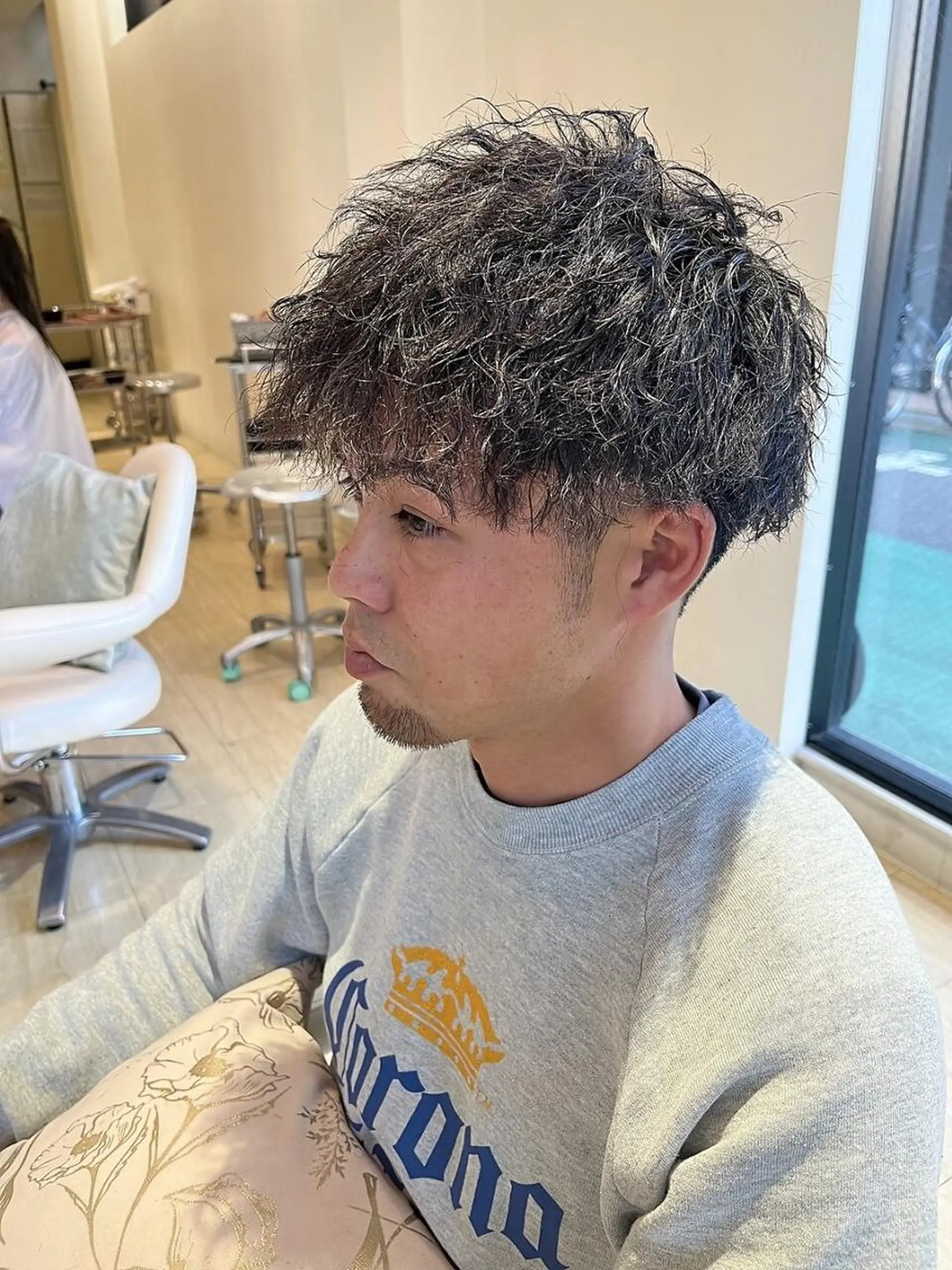 メンズ フェードカット メンズハイライト メンズパーマ カット パーマ 💈メンズ専門💈 ✂︎美容師✂︎渡辺翔のヘアスタイル