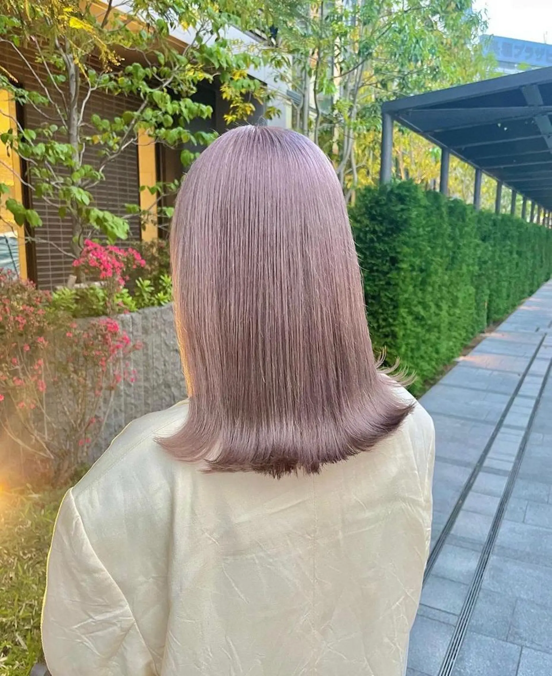 セミロング カット ヘアカラー トリートメント ♡FERIA桃山台 サイトウ ユウ♡のヘアスタイル