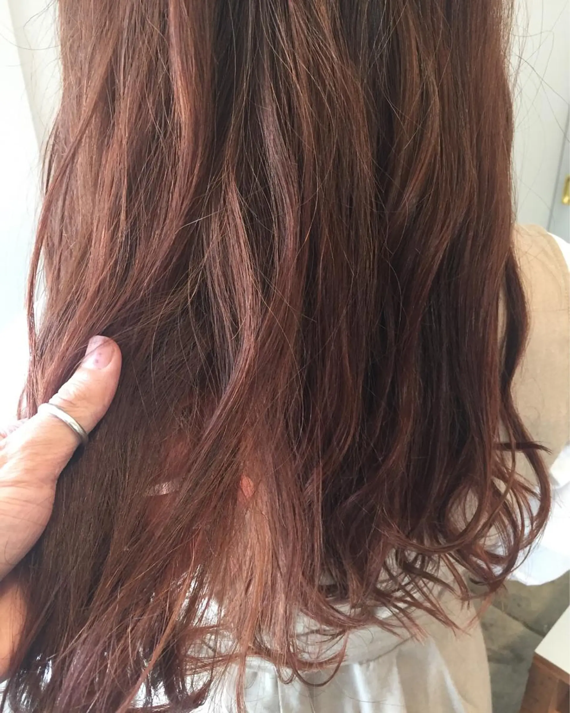 セミロング カラー 💘透明感カラー💘 沖本 将宏のヘアスタイル