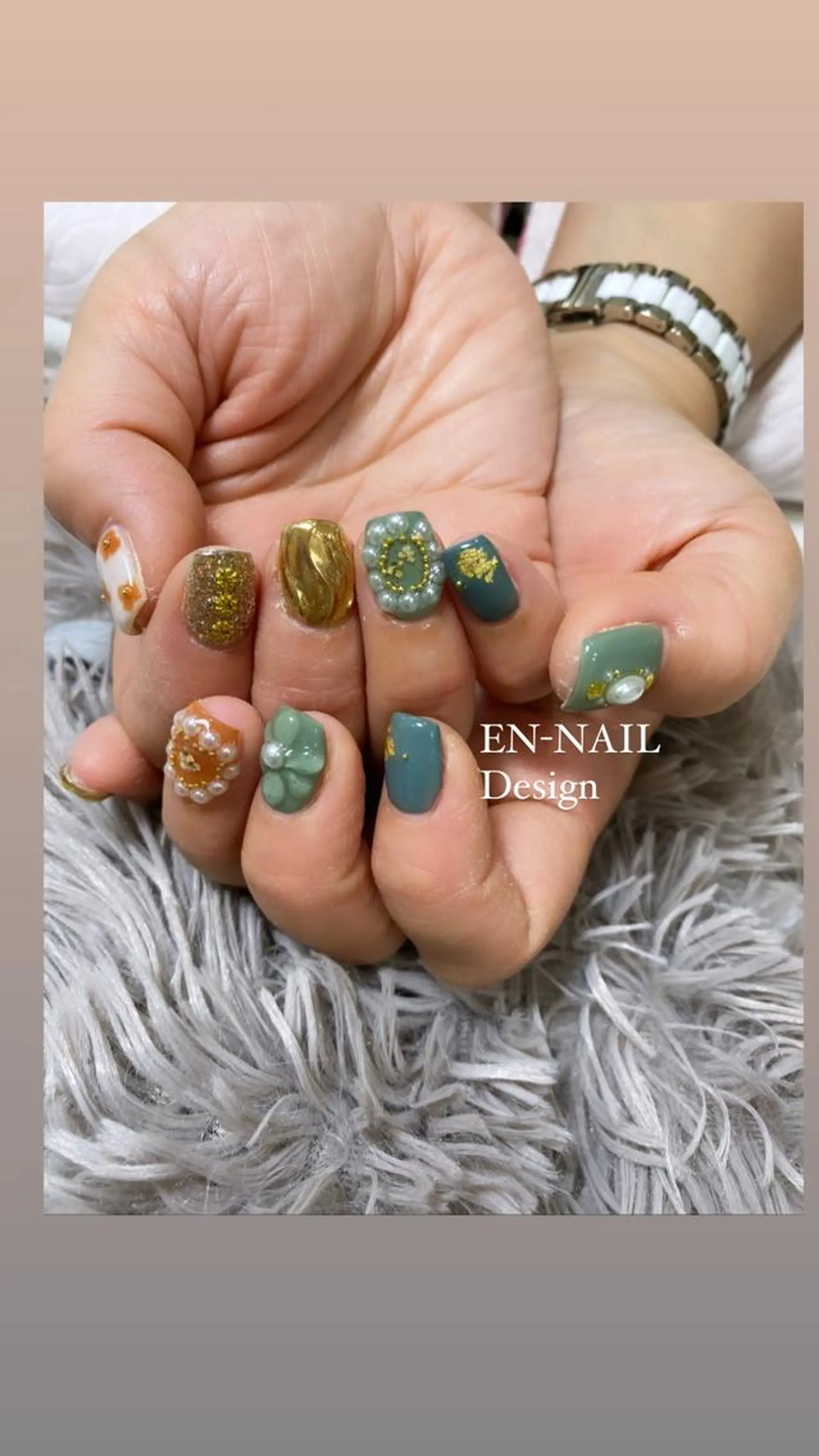 ネイル ＥＮＮＡＩＬ野中本店所属・EN_NAIL 野中本店Ayakaのネイルデザイン