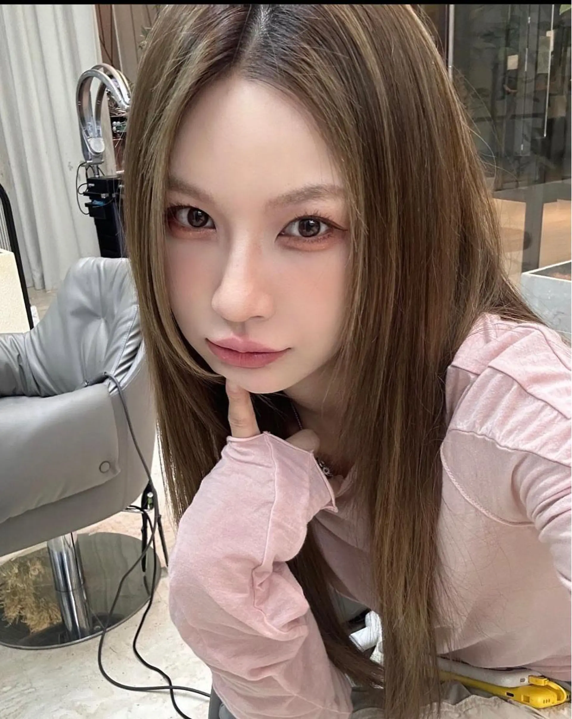 ロング 🇨🇳ワンホンヘア 下田鉄也のヘアスタイル