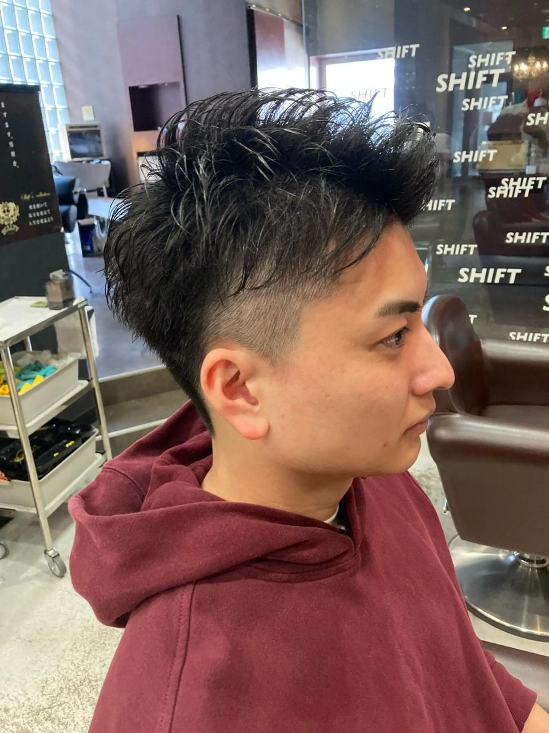 ショート メンズ モヒカン メンズパーマ カット AUTHENTIC private mens hair salon所属・完全個室マンツーマン メンズサロン草野貴樹のヘアスタイル