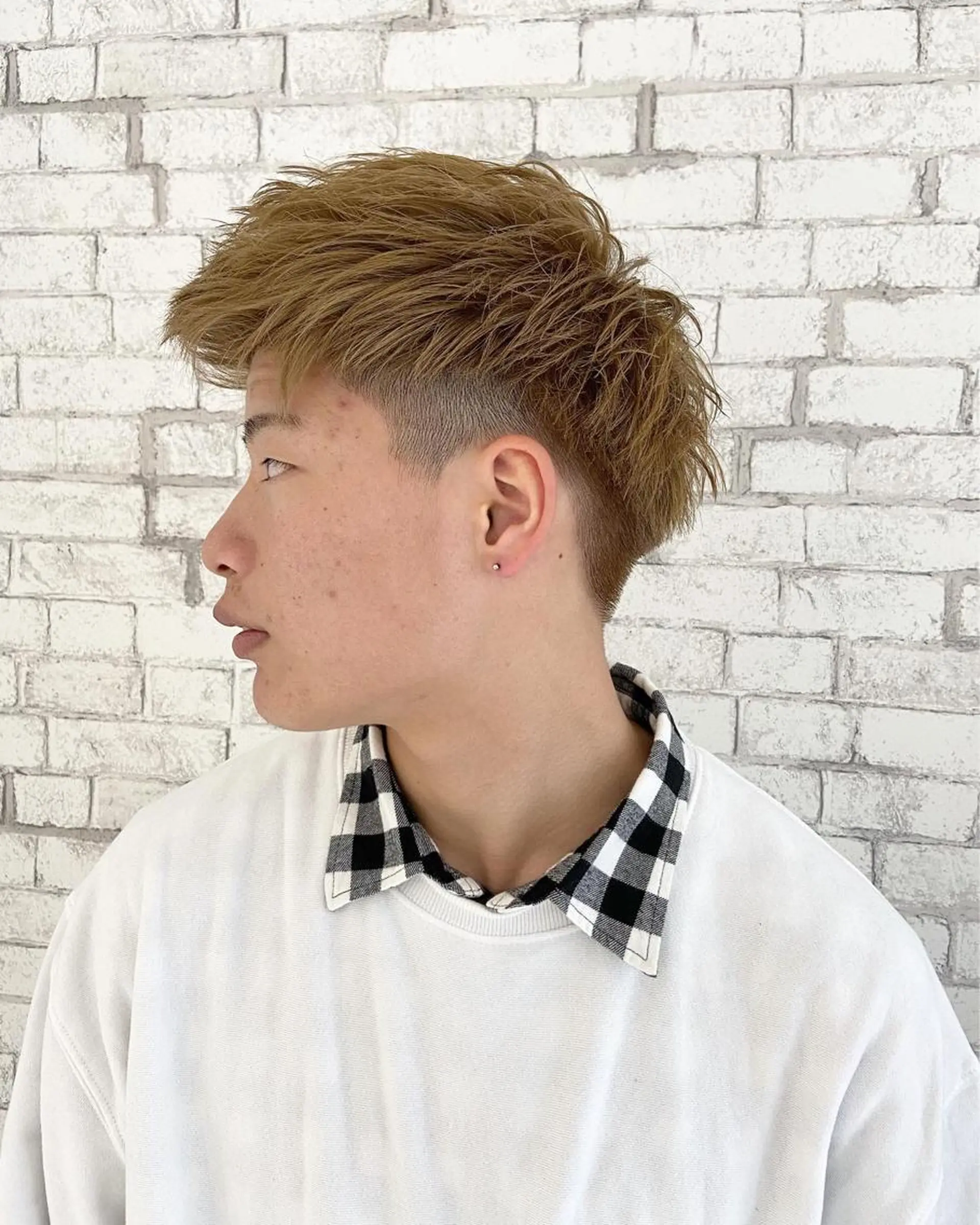 ショート カラー 透明感カラー ダブルカラー ハイトーンカラー ショートヘア カット ヘアカラー トリートメント 透明感カラー 松田晃代のヘアスタイル