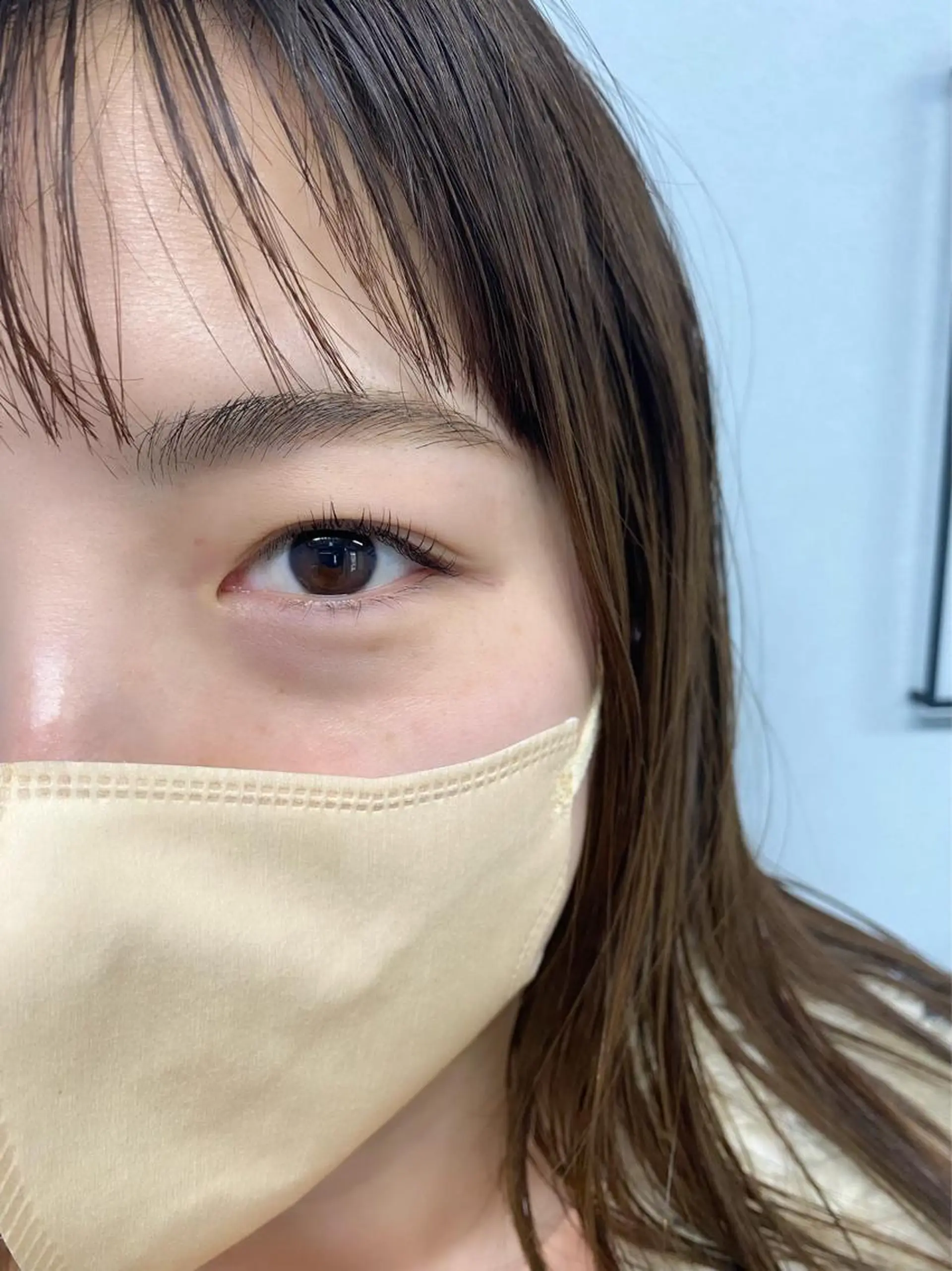 マツエク・マツパ アイブロウ 眉毛ワックス脱毛 一重×まつ毛パーマ miki.韓国パーマ 🇰🇷眉毛サロンのマツエク・マツパデザイン