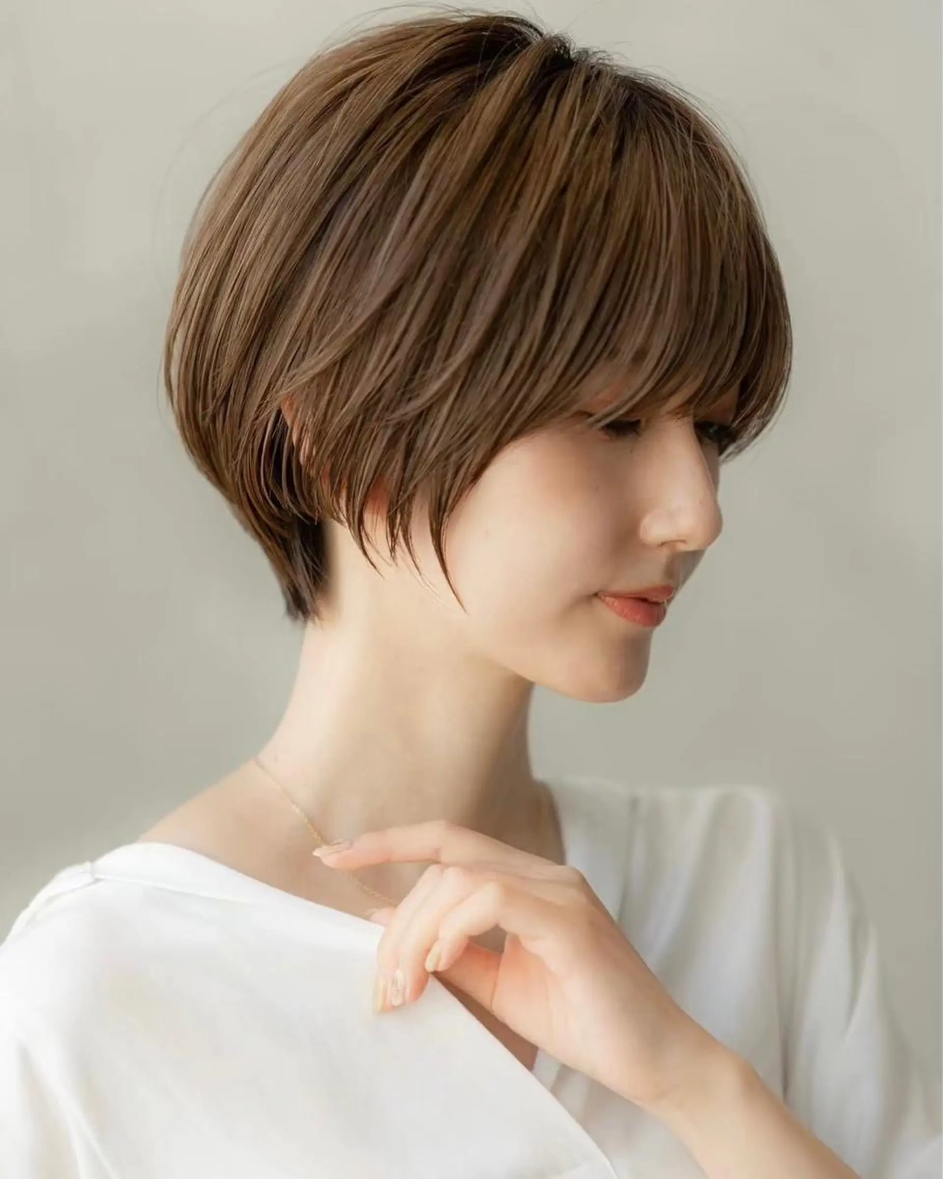 ショート カット ヘアカラー トリートメント ヘアセット 韓国レイヤー🇰🇷 韓国研修◎渋谷カイトのヘアスタイル