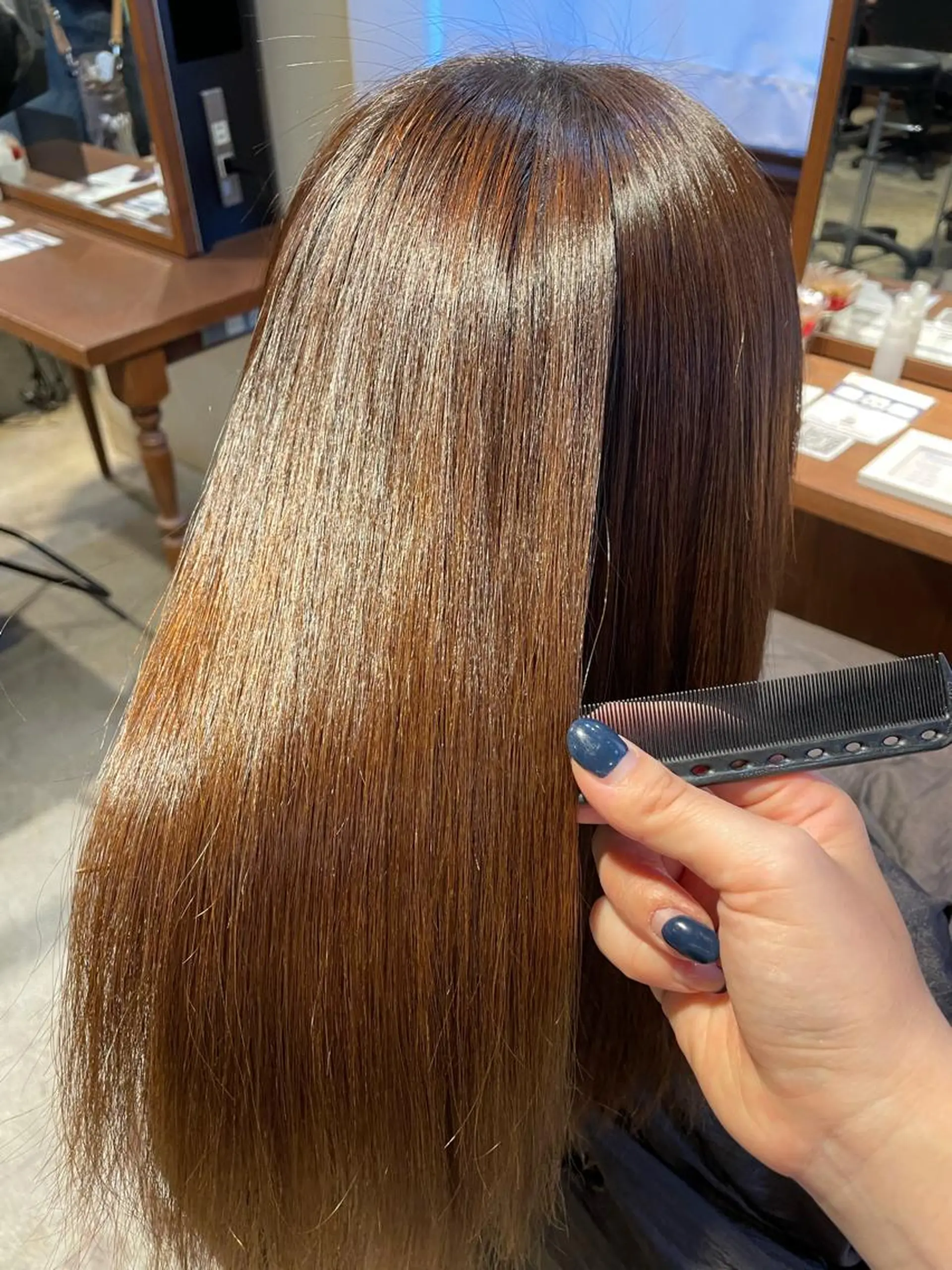 セミロング 縮毛矯正 トリートメント ｅｒｉ 🧴🫧のヘアスタイル