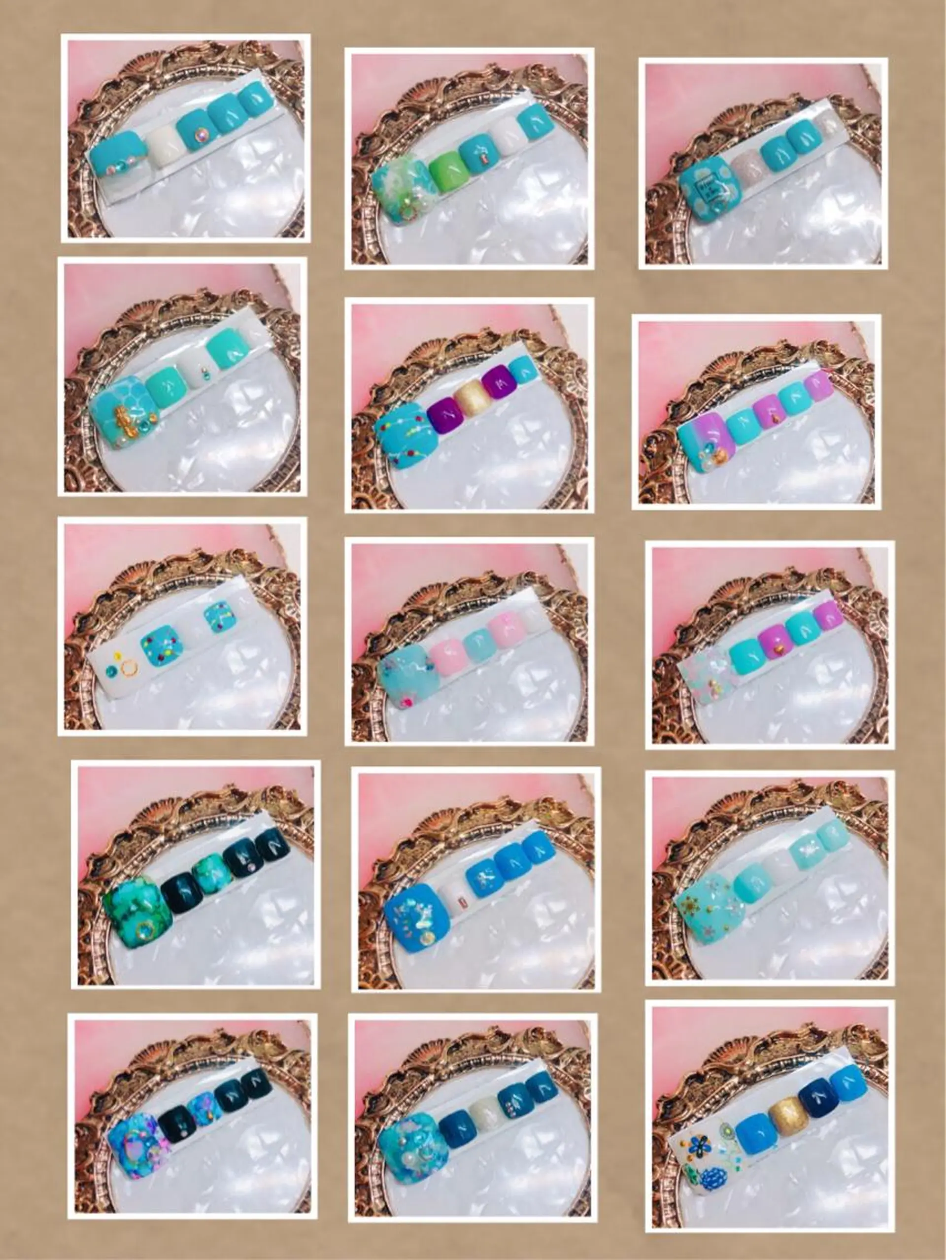 ネイル フットネイル フットネイル CROWN プライベートサロンのネイルデザイン