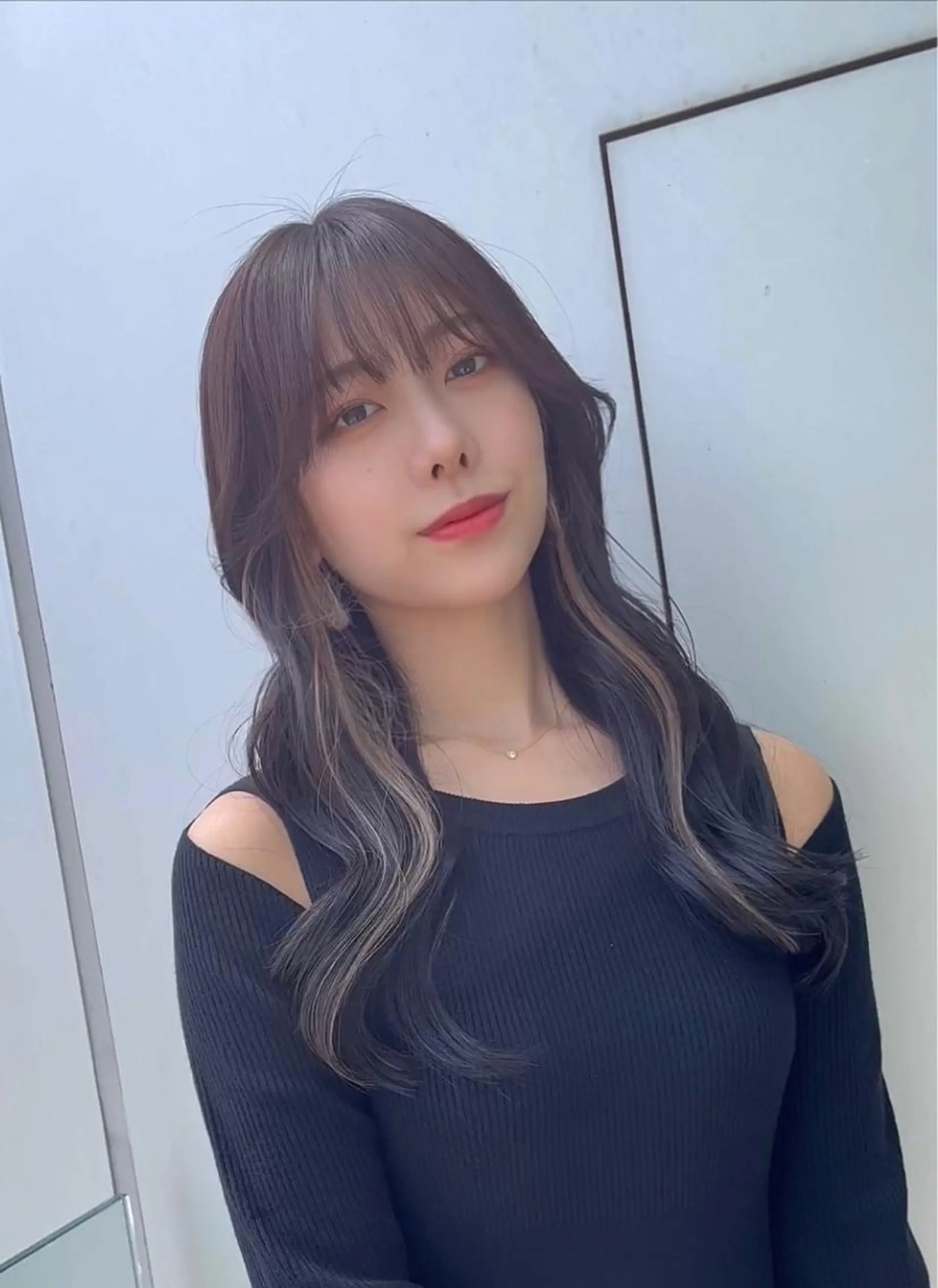 セミロング カット ヘアカラー トリートメント 🌫️大人韓国ヘア 🌫️naoyaのヘアスタイル