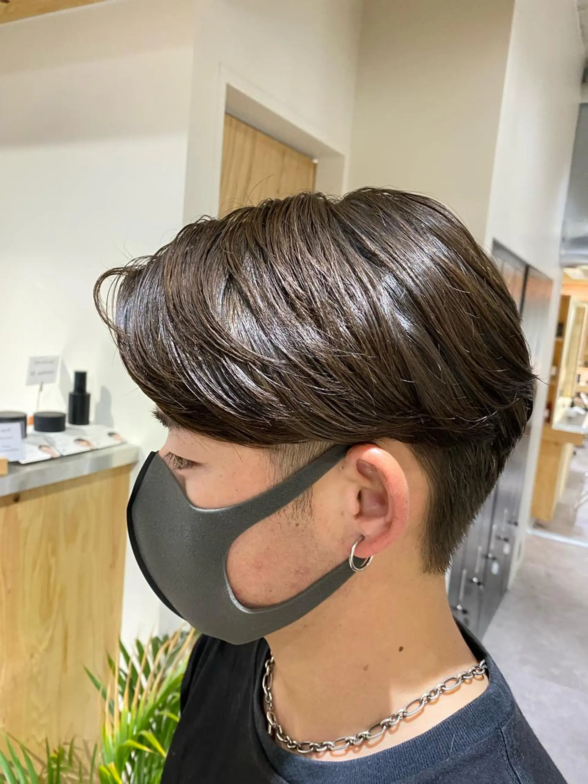 ショート カラー パーマ ヘアアレンジ メンズ キッズ カット パーマ トリートメント ヘアセット メンズブリーチカラー /パーマ ごーた立川のヘアスタイル