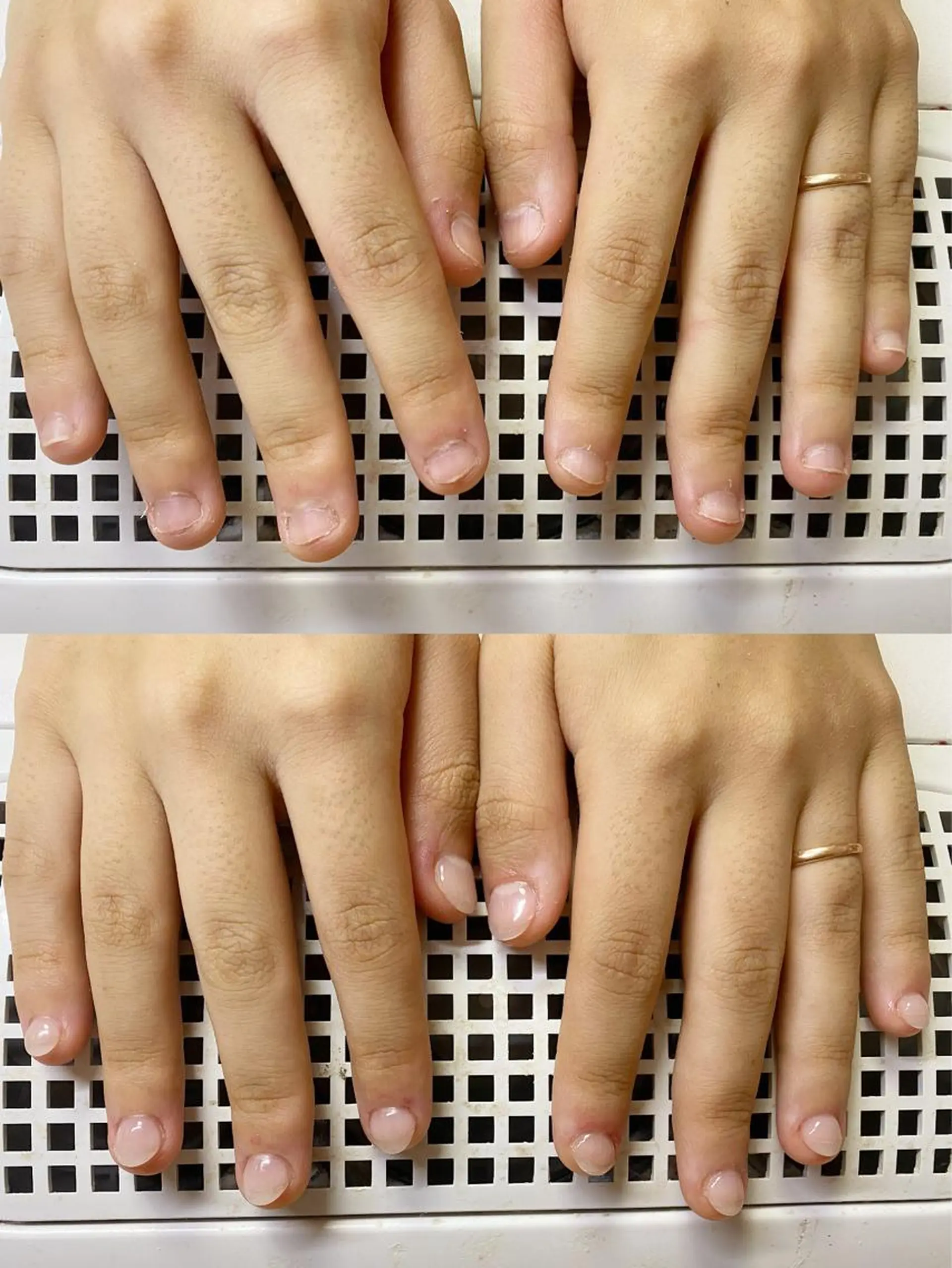 ロング カラー ネイル 長さ出し Q Free nailsのネイルデザイン