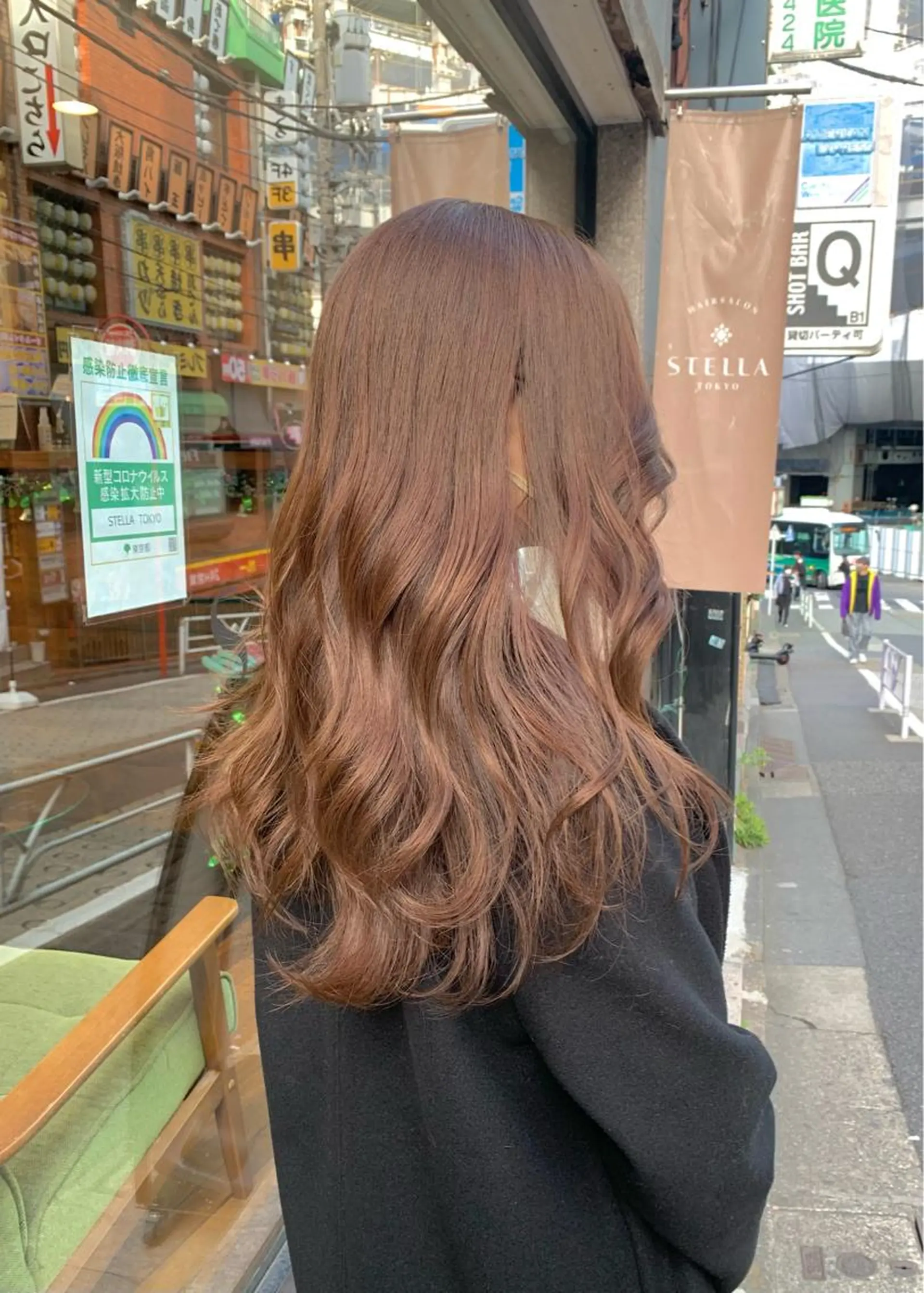 ロング カラー ベージュカラー ブリーチ ブリーチなしカラー カット ヘアカラー トリートメント LUMO所属・矢野 晃平のヘアスタイル