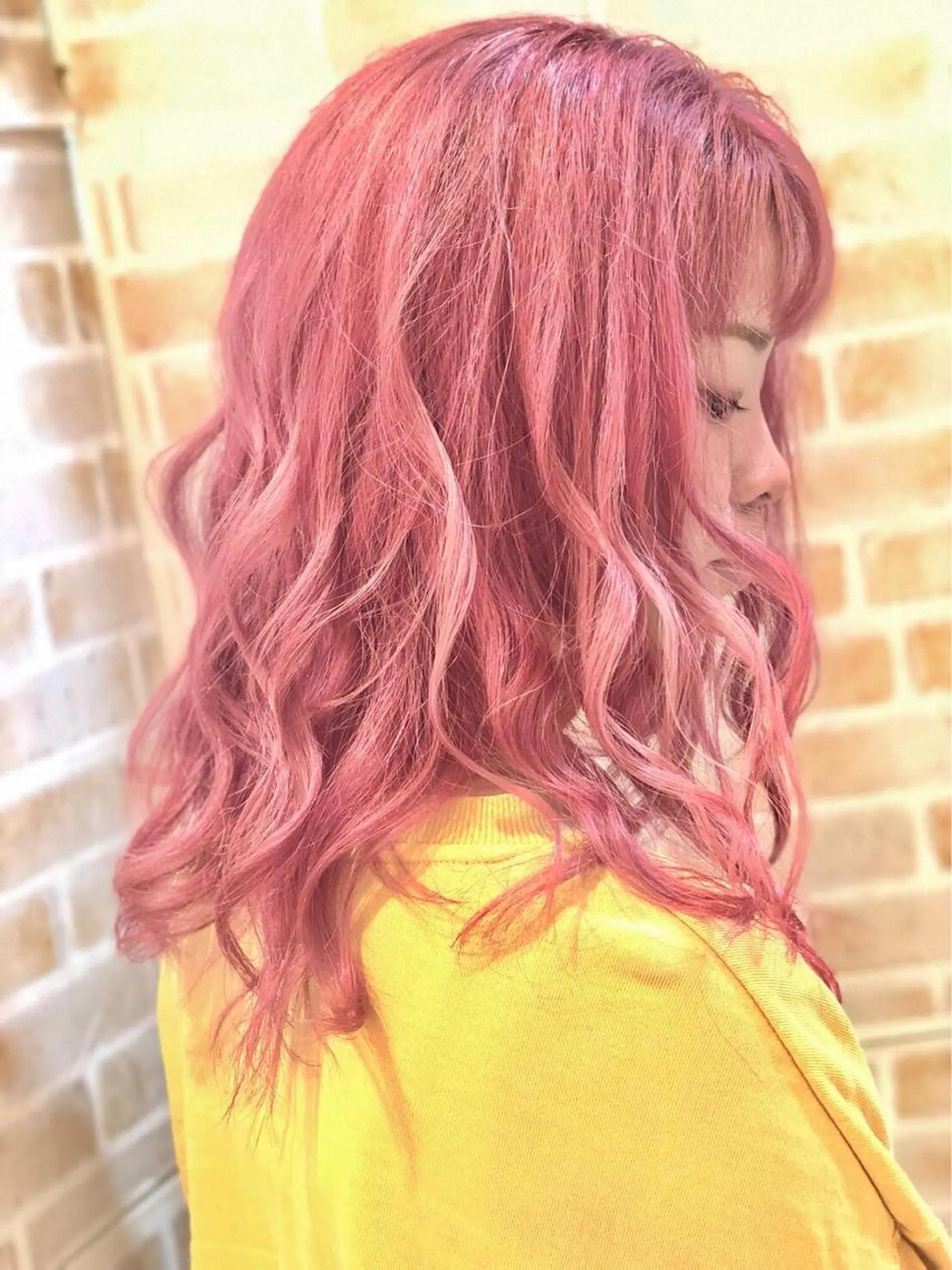 セミロング カラー ヘアカラー トリートメント Ash 武蔵境店のヘアスタイル