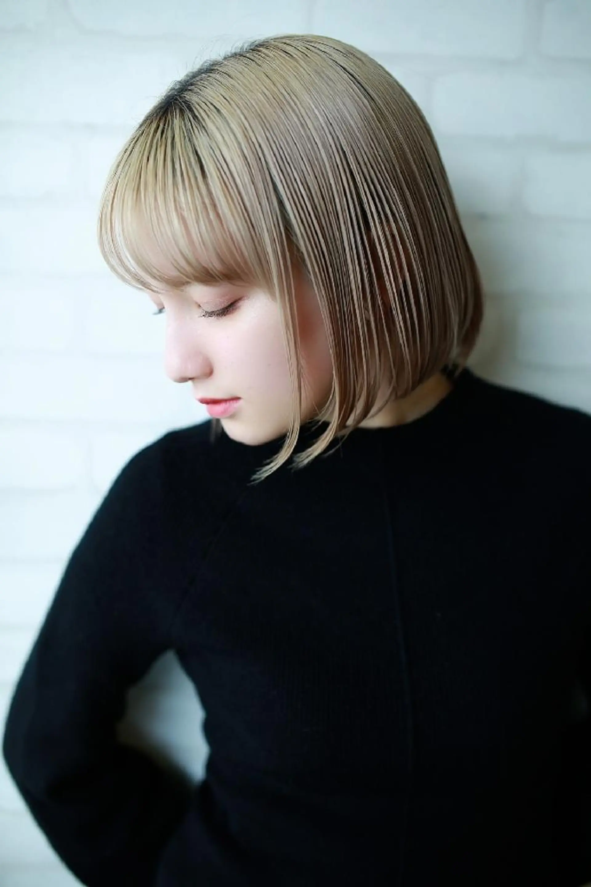 ミディアム カラー パーマ ヘアアレンジ ネイル マツエク・マツパ キッズ ブリーチ 外国人風カラー 髪質改善 premier modelsのヘアスタイル