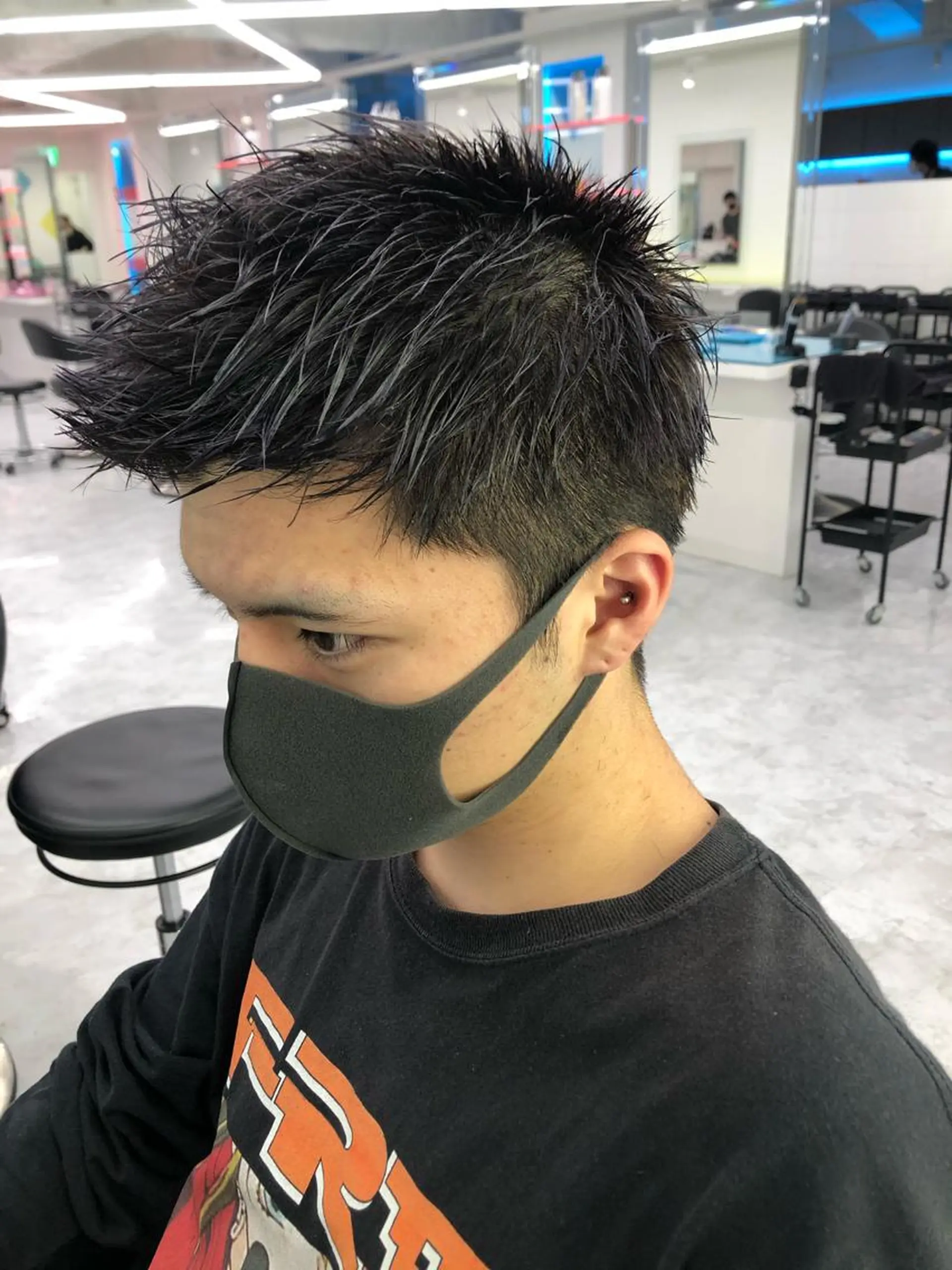 カラー メンズ BABY 艶髪暗髪ヘア💖達人のヘアスタイル