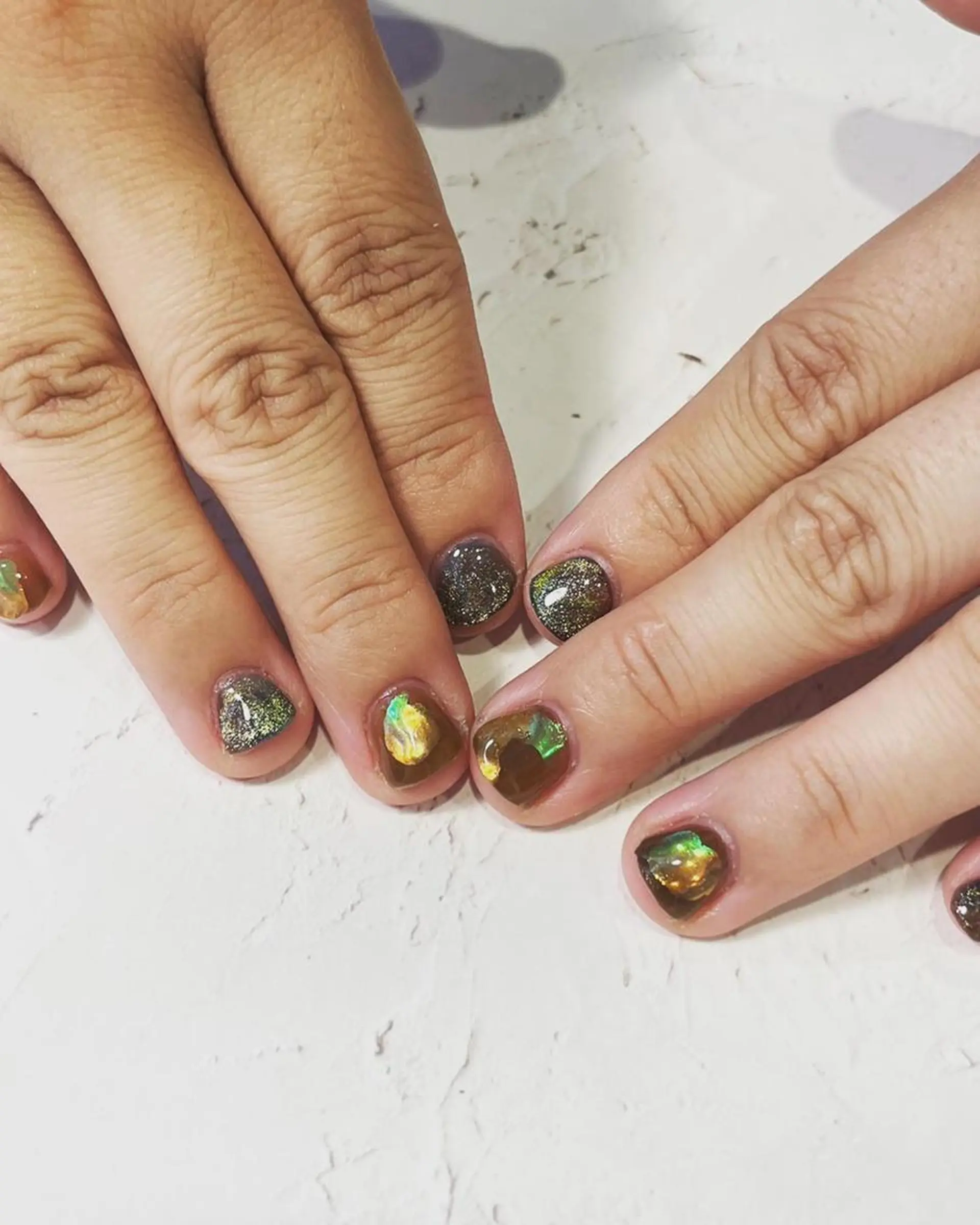 セミロング 加藤 実穂のヘアスタイル