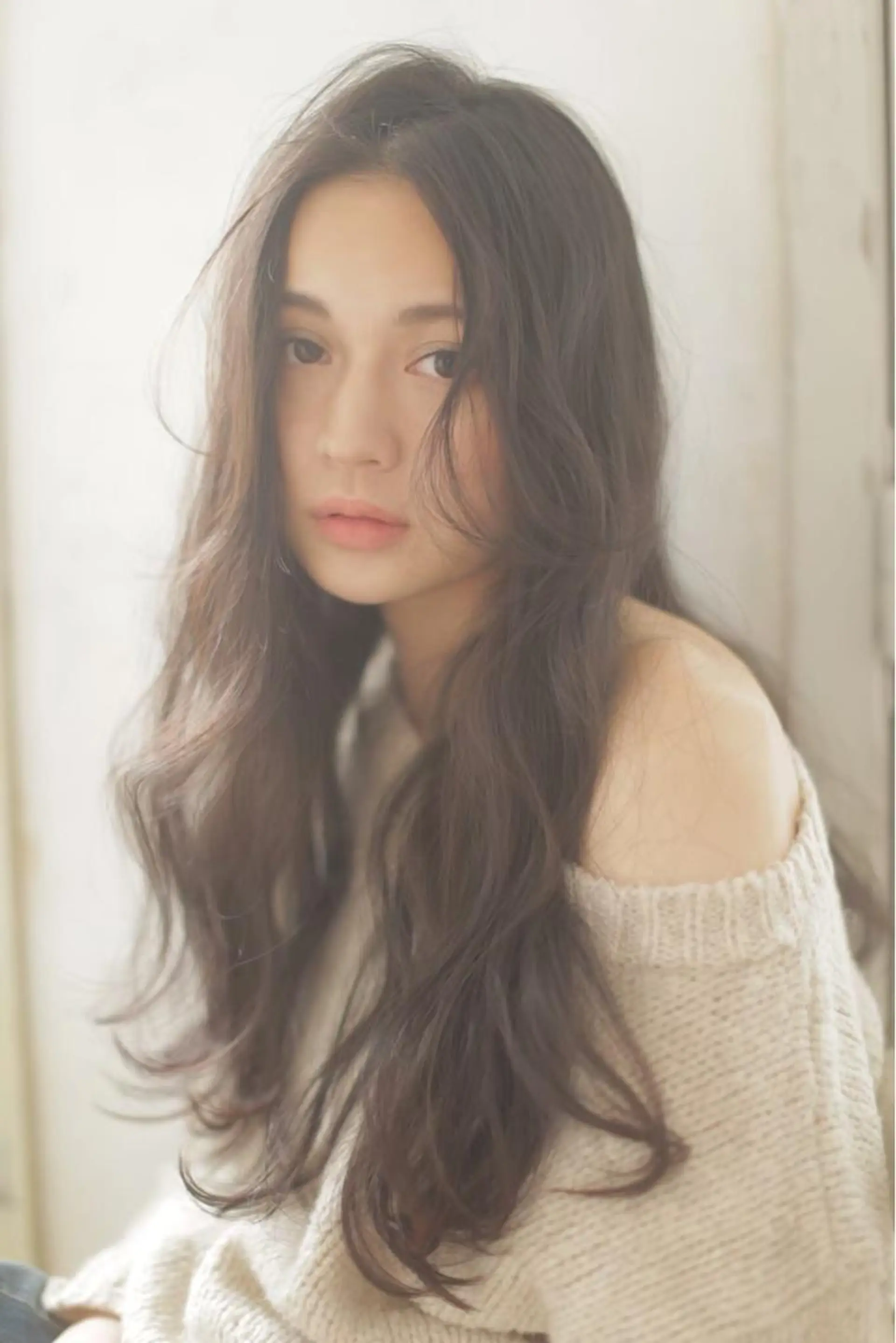 ロング 透明感カラー/大阪 Rieのヘアスタイル