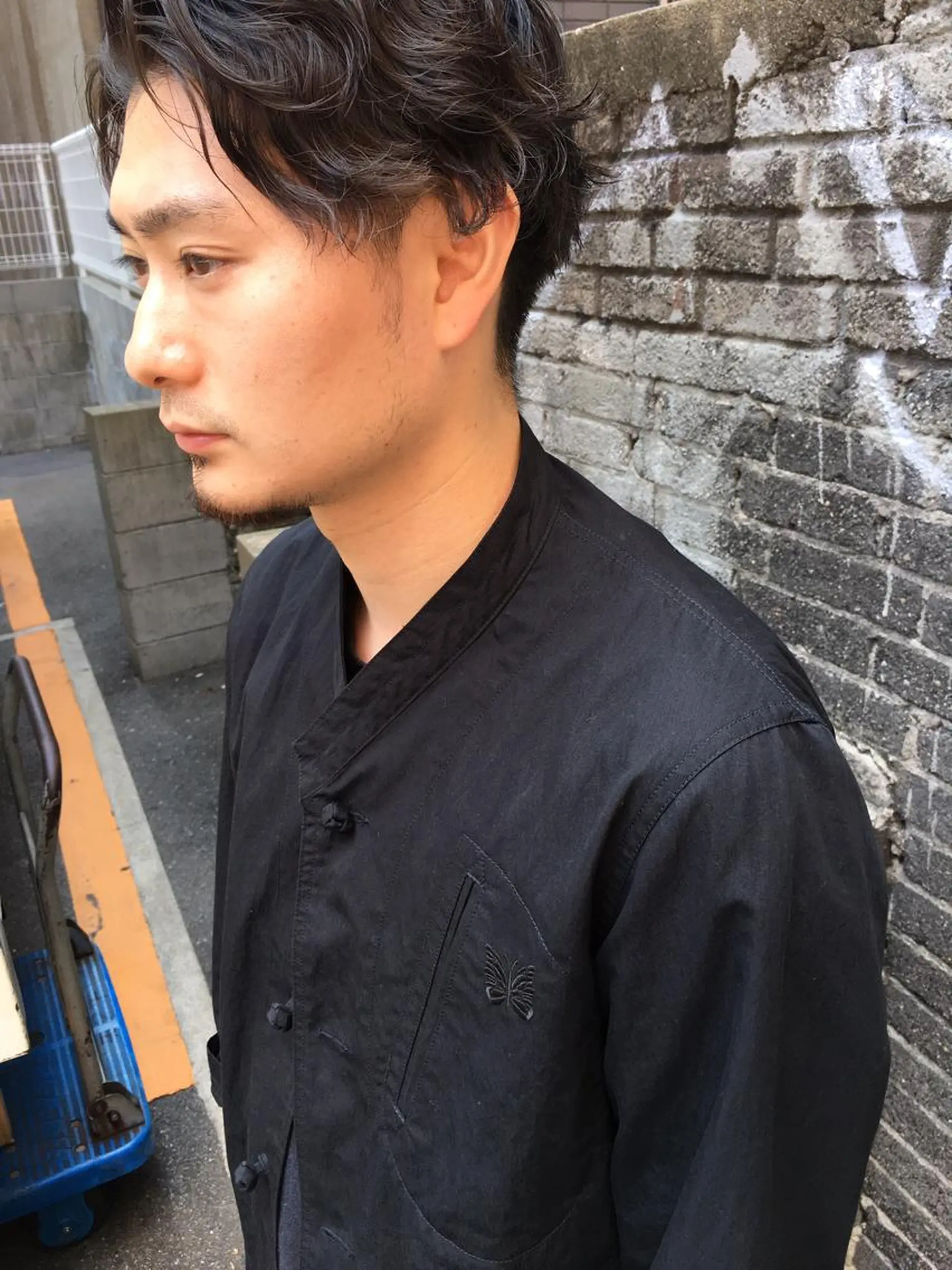 ショート パーマ メンズ メンズパーマ Fuuu《フゥ》所属・シノザキ シンゴのヘアスタイル