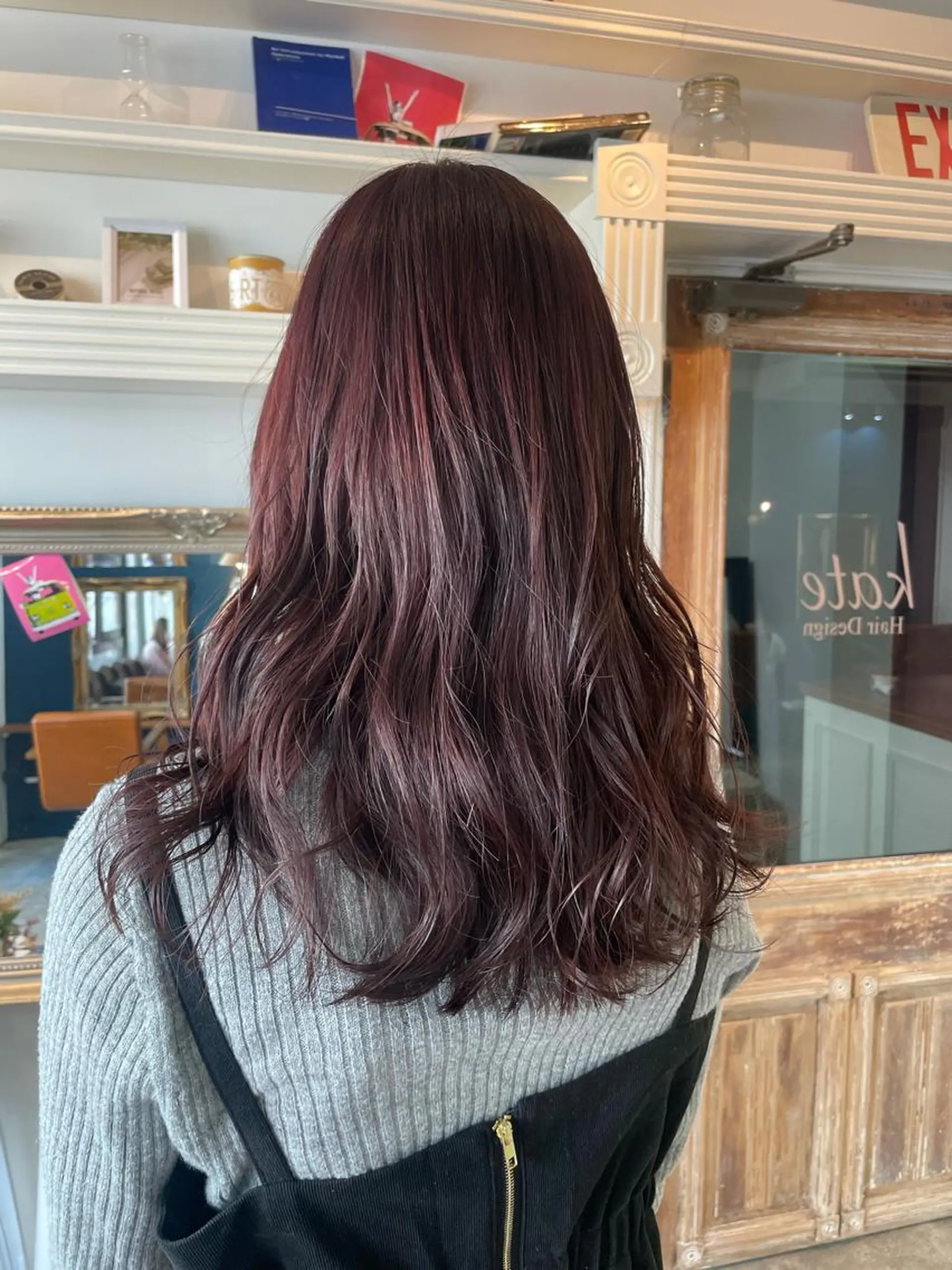 セミロング カラー ラベンダーカラー ラベンダーピンク ピンクカラー 💐パーソナルカラー /市橋加菜💐のヘアスタイル